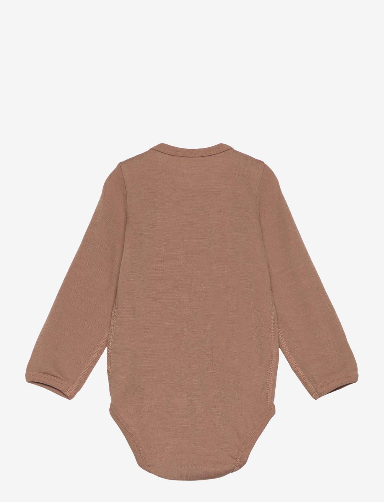 CeLaVi - Body LS, Solid w. Print - alusriided beebidele - woodsmoke - 1