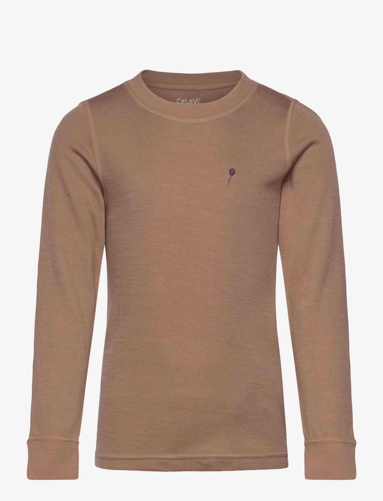 CeLaVi - Blouse LS, w. print - herbstliche kleidung - woodsmoke - 0