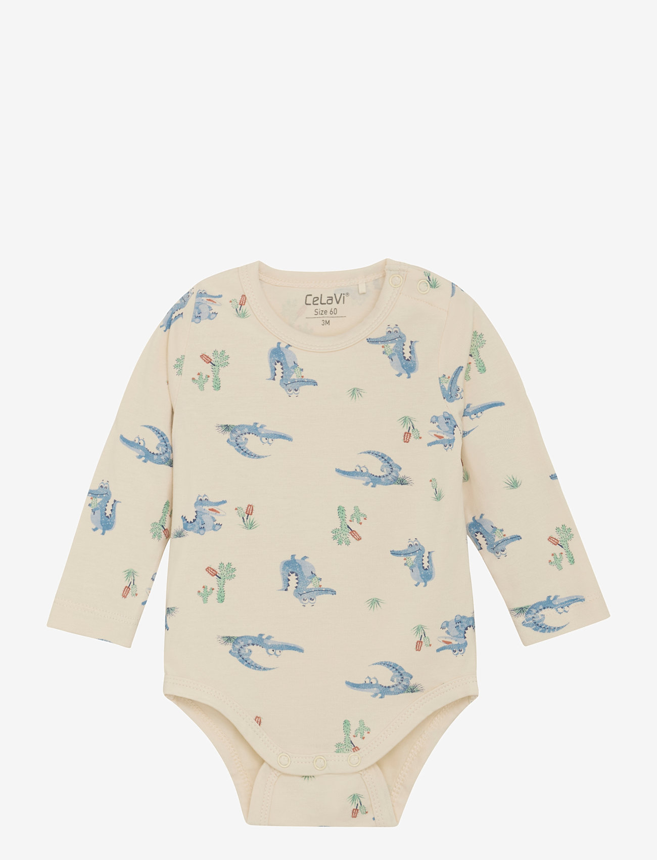 CeLaVi - Body LS - AOP - geschenke unter 30€ - dusty blue - 0