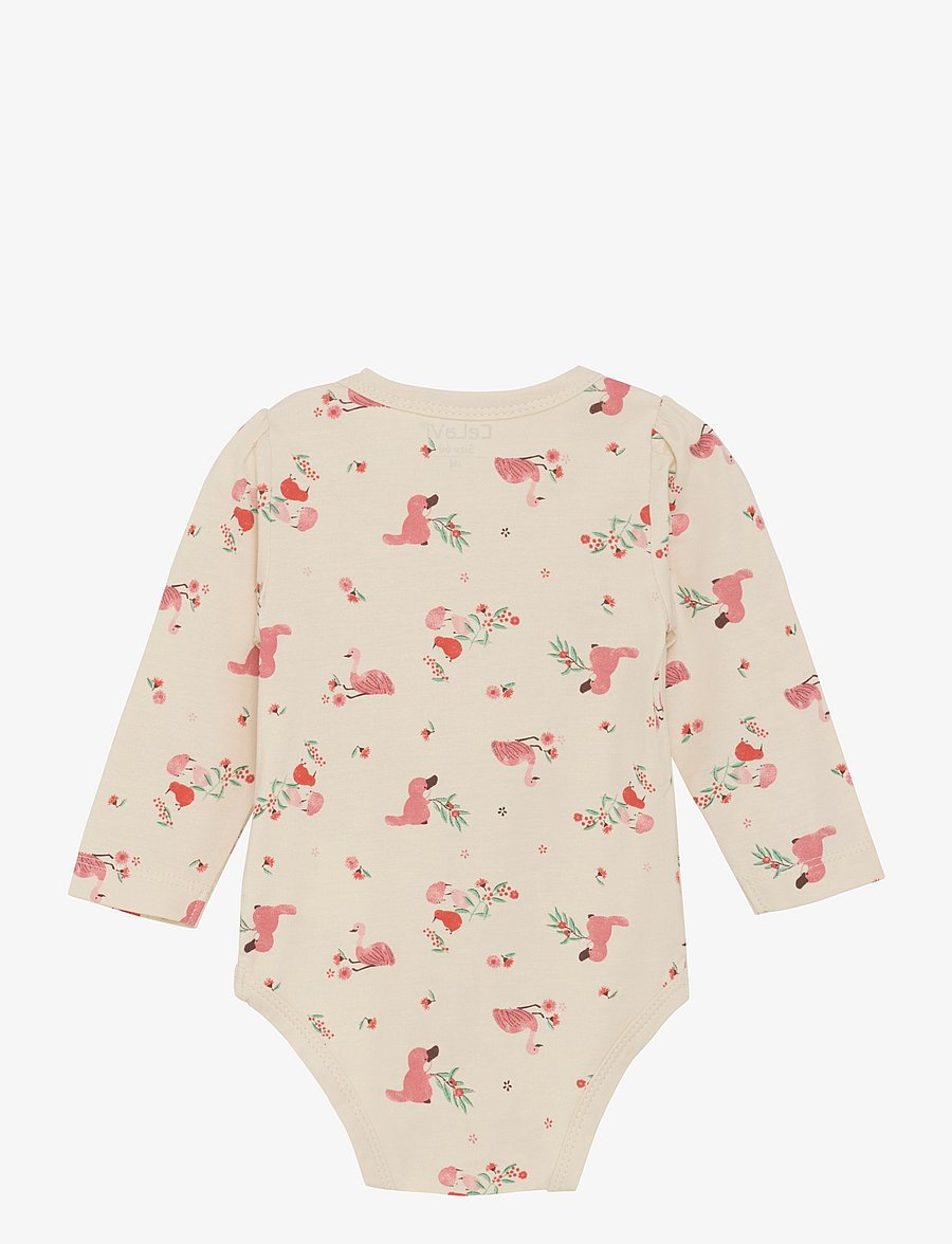 CeLaVi - Body LS - AOP - langärmelige bodys - powder pink - 1