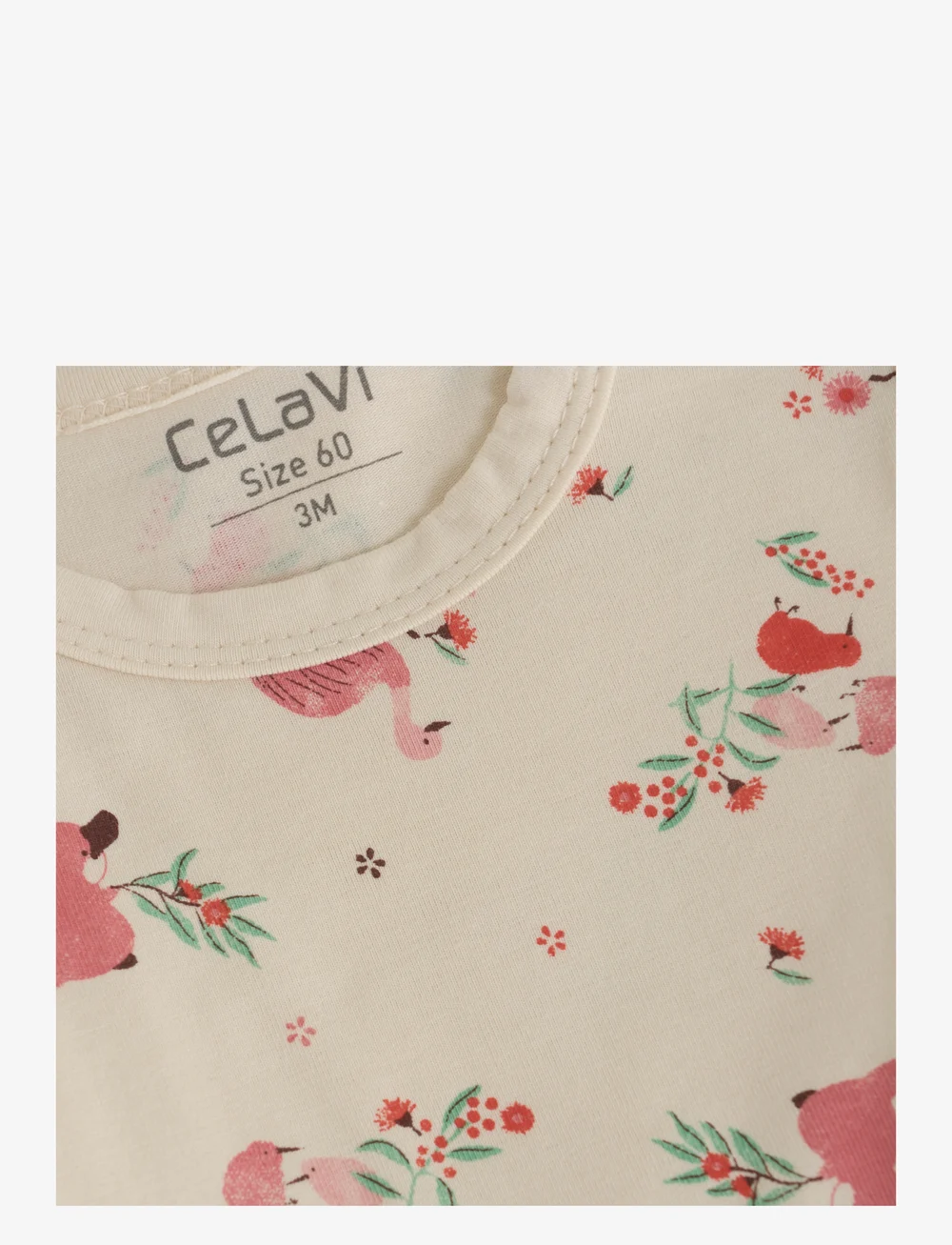 CeLaVi - Body LS - AOP - långärmade bodies - powder pink - 2
