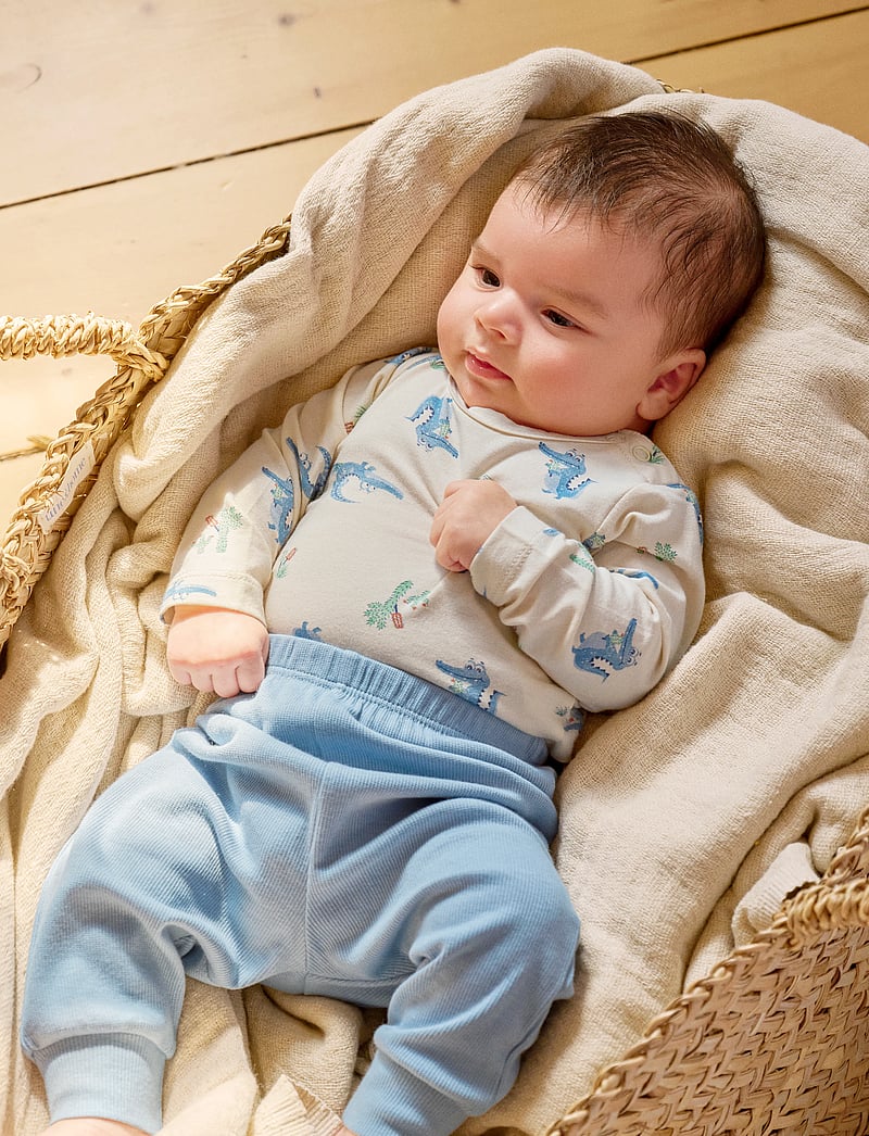 CeLaVi - Pants - SOLID - verryttelyhousut - dusty blue - 0