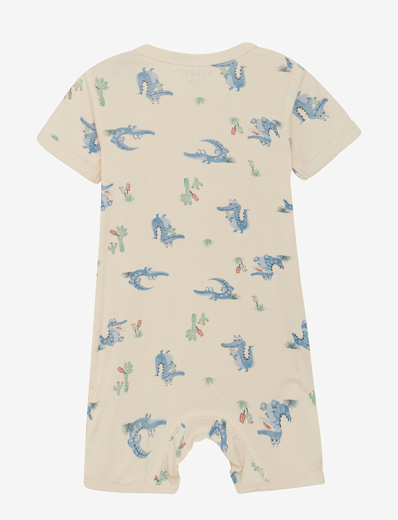 CeLaVi - Jumpsuit SS - AOP - julegaver under 300kr - dusty blue - 1