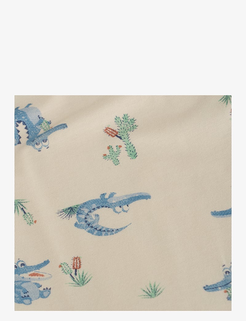 CeLaVi - Jumpsuit SS - AOP - kortærmede heldragter - dusty blue - 2