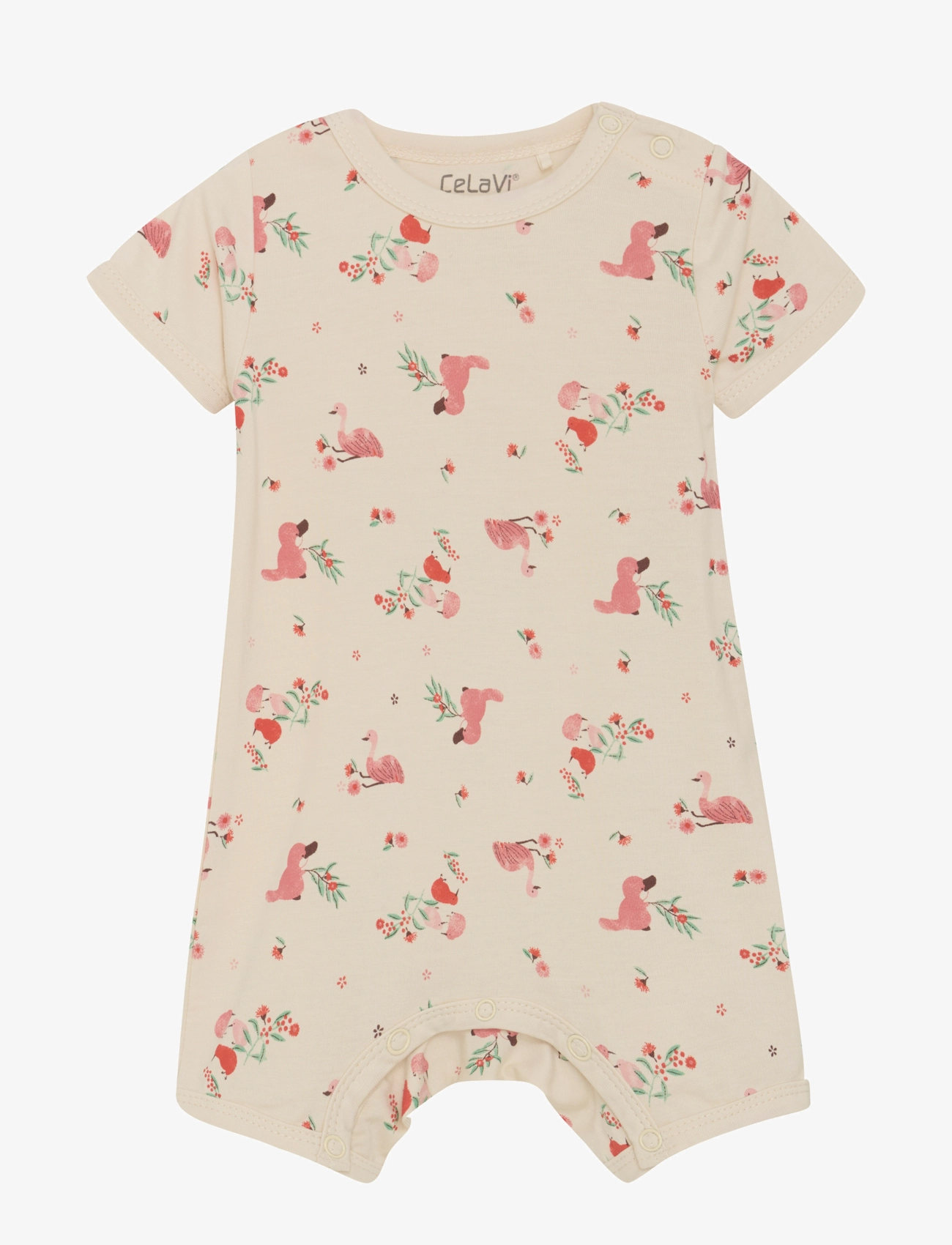 CeLaVi Jumpsuit Ss Aop, 70, Rosa - Strampelanzüge, Kinder