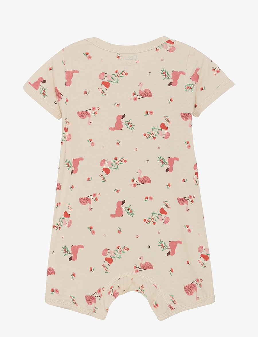 CeLaVi - Jumpsuit SS - AOP - kortærmede heldragter - powder pink - 1