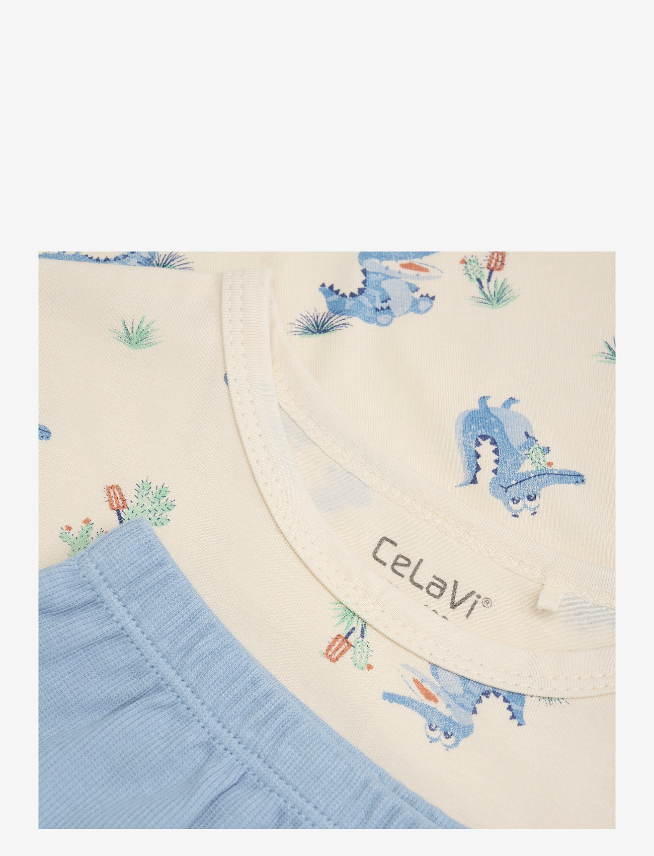 CeLaVi - Summer Pyjamas Set -Boys - dusty blue - 4