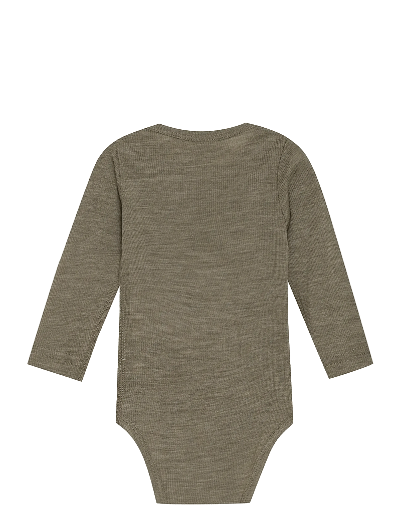 CeLaVi - Body LS - SOLID - base layer baby - dusky green - 2