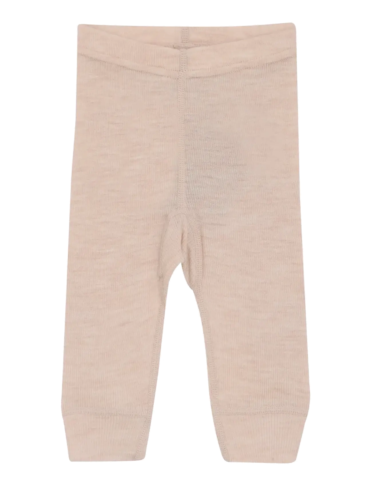 CeLaVi Leggings - SOLID - Uldundertøj baby - ROSE DUST / beige