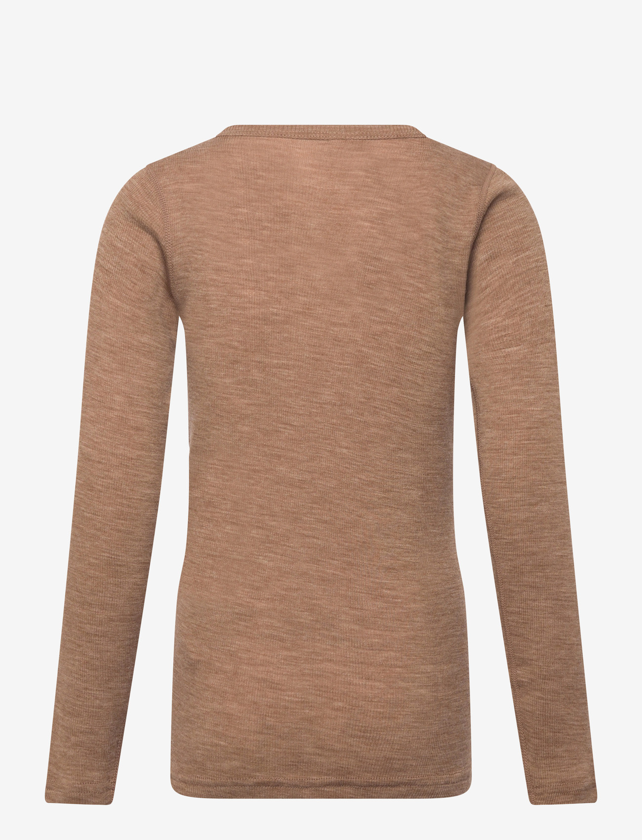 CeLaVi - Blouse LS - SOLID - langærmede t-shirts - cocoa creme - 1