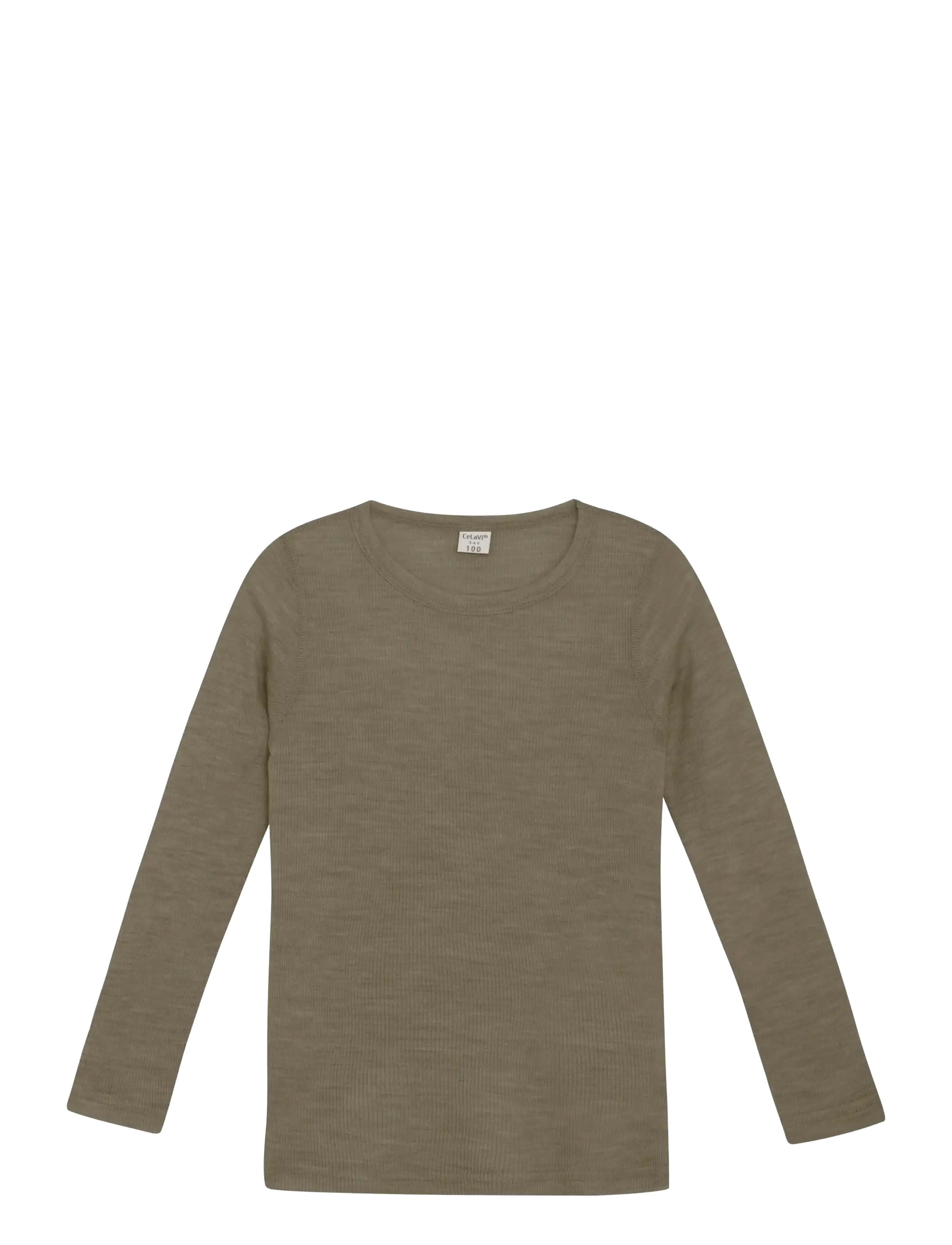 Blouse LS - SOLID - DUSKY GREEN