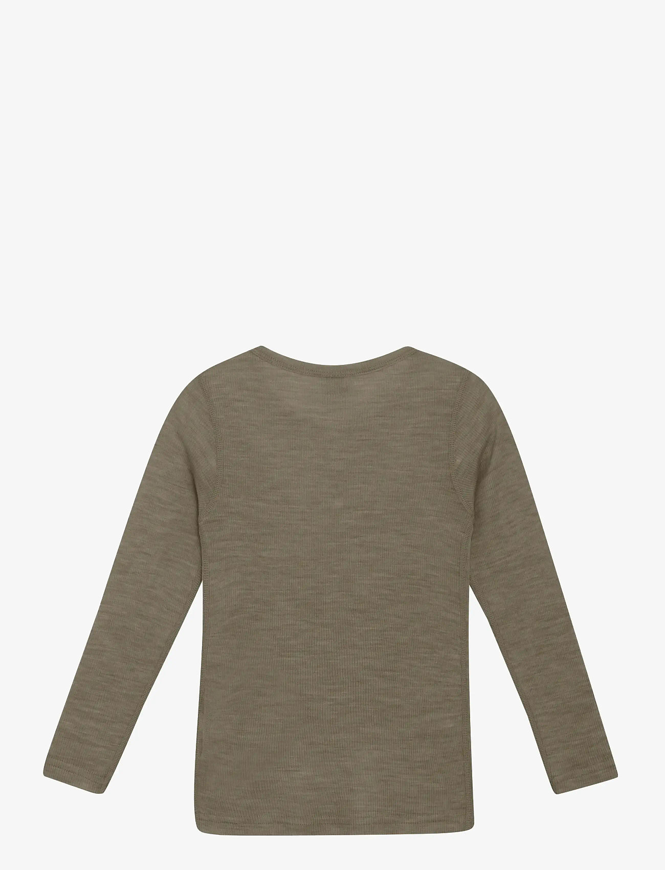 CeLaVi - Blouse LS - SOLID - efterårstøj - dusky green - 1