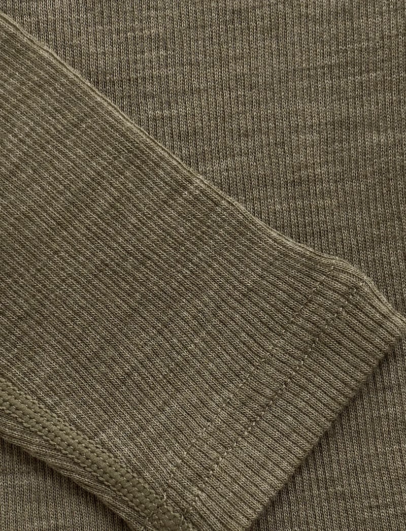 CeLaVi - Blouse LS - SOLID - långärmade t-shirts - dusky green - 2