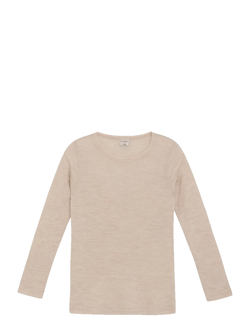 CeLaVi - Blouse LS - SOLID - långärmade t-shirts - rose dust - 0
