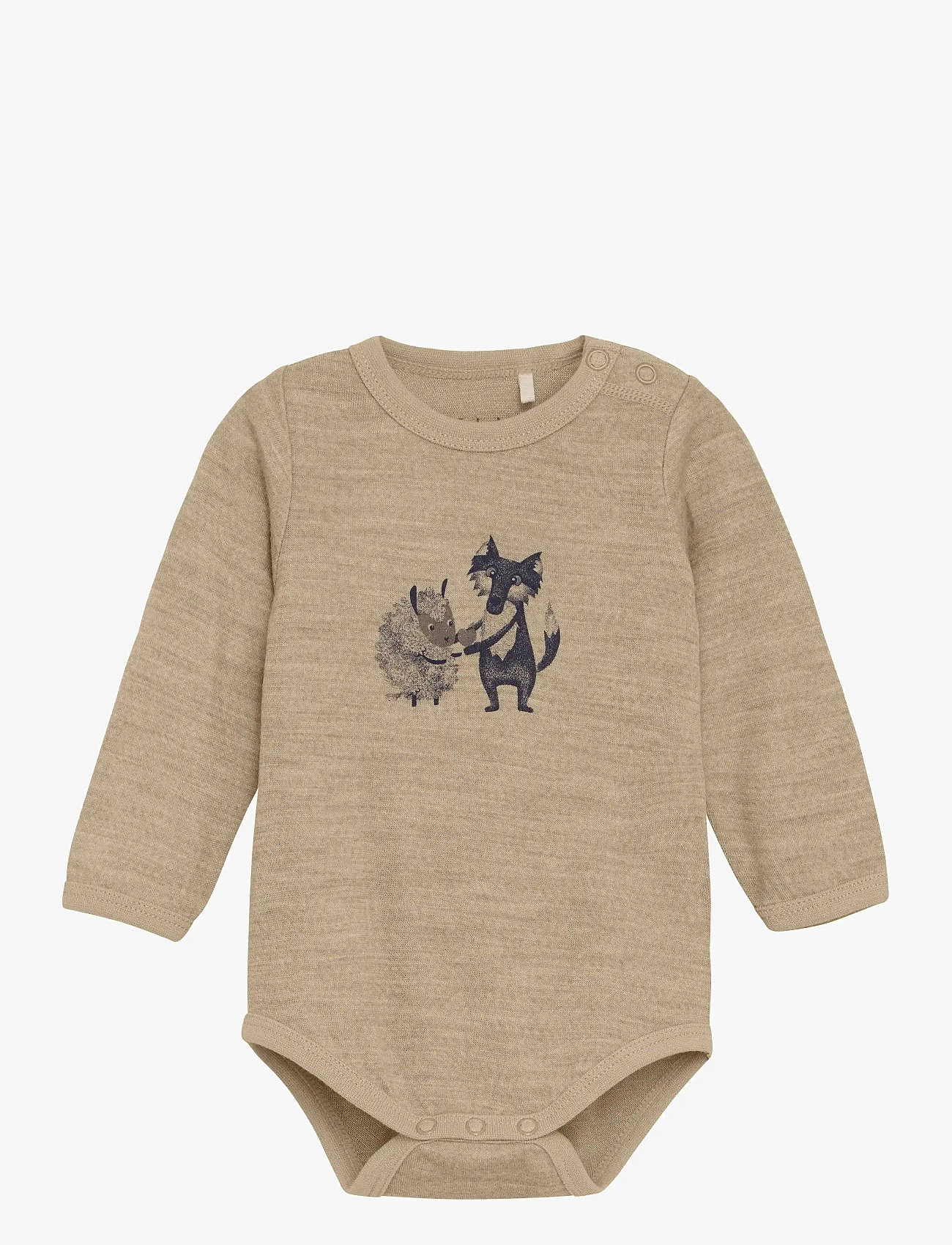 CeLaVi - Body LS, Solid w. Print - geschenke unter chf 50 - savannah tan - 0