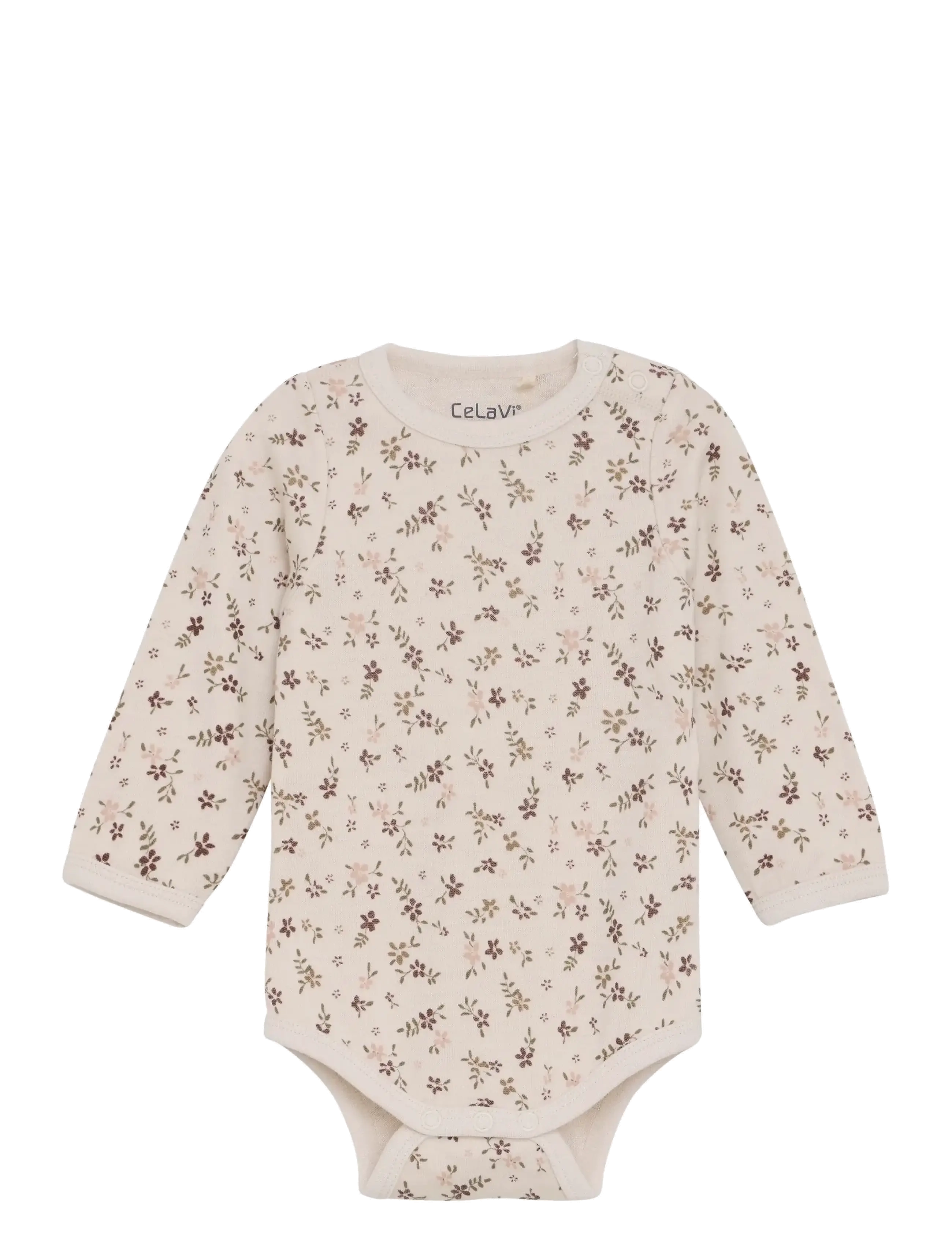 Body LS - AOP - MARRON