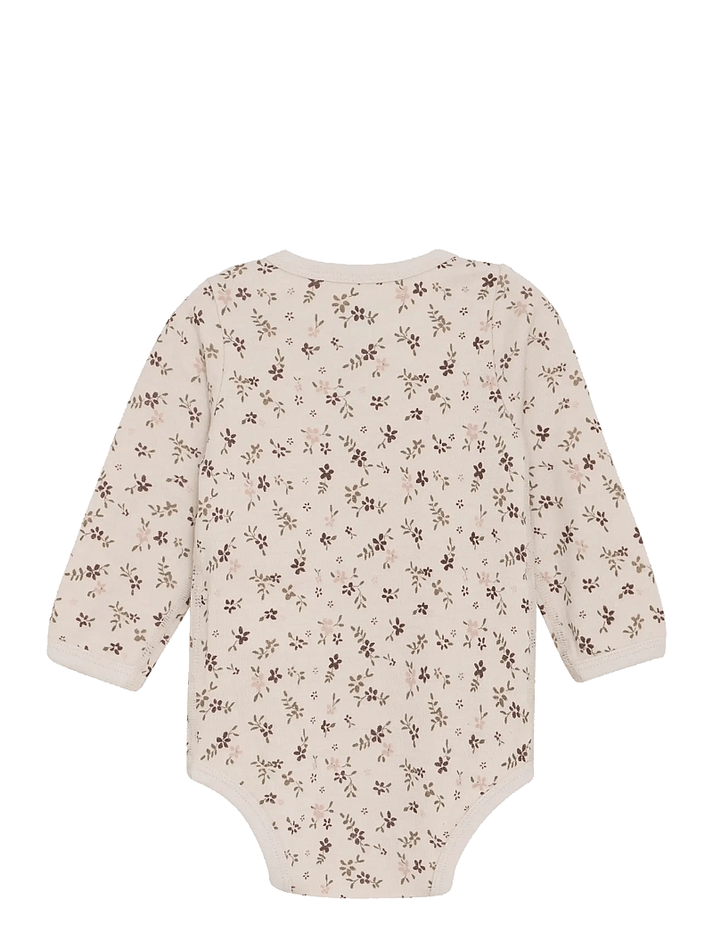 CeLaVi - Body LS - AOP - uldundertøj baby - marron - 2