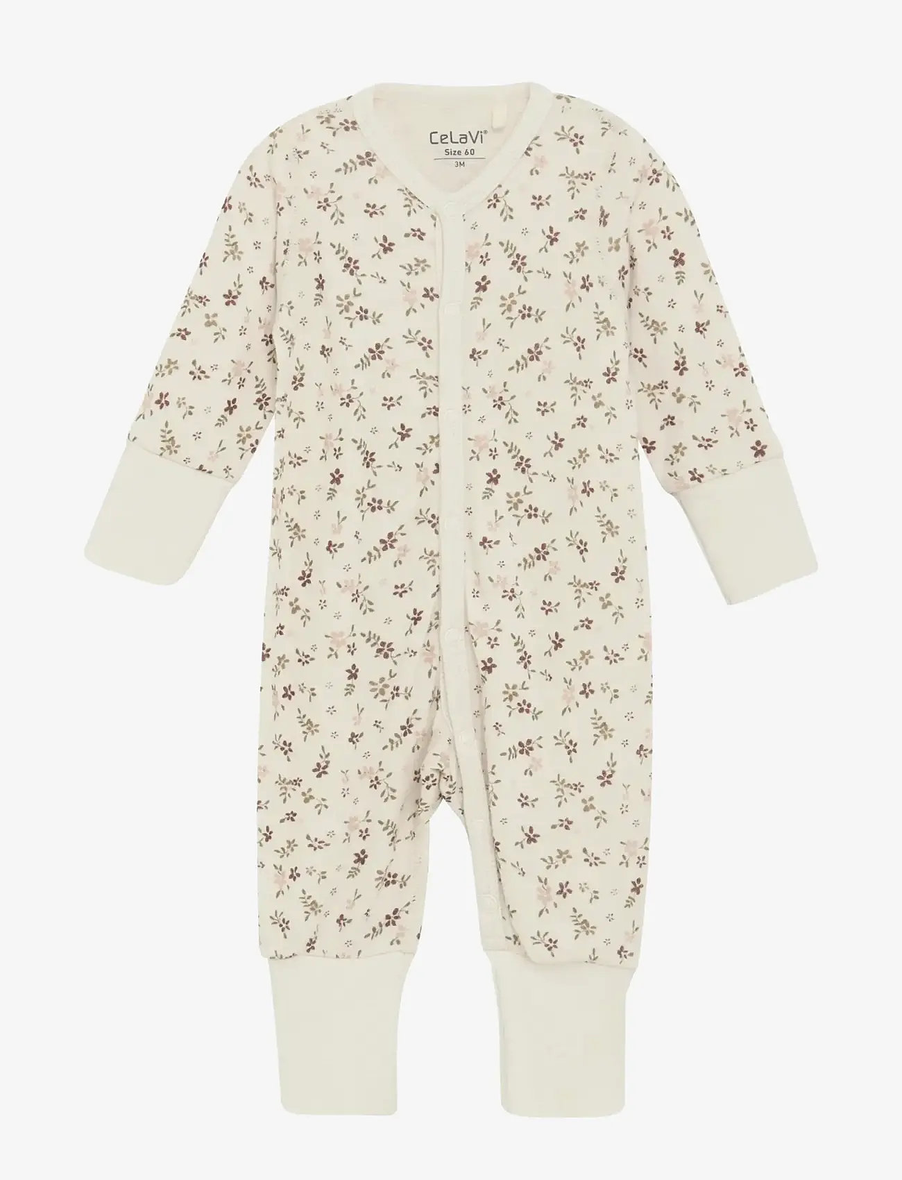 CeLaVi - Jumpsuit LS - AOP - julegaver under 500kr - marron - 0