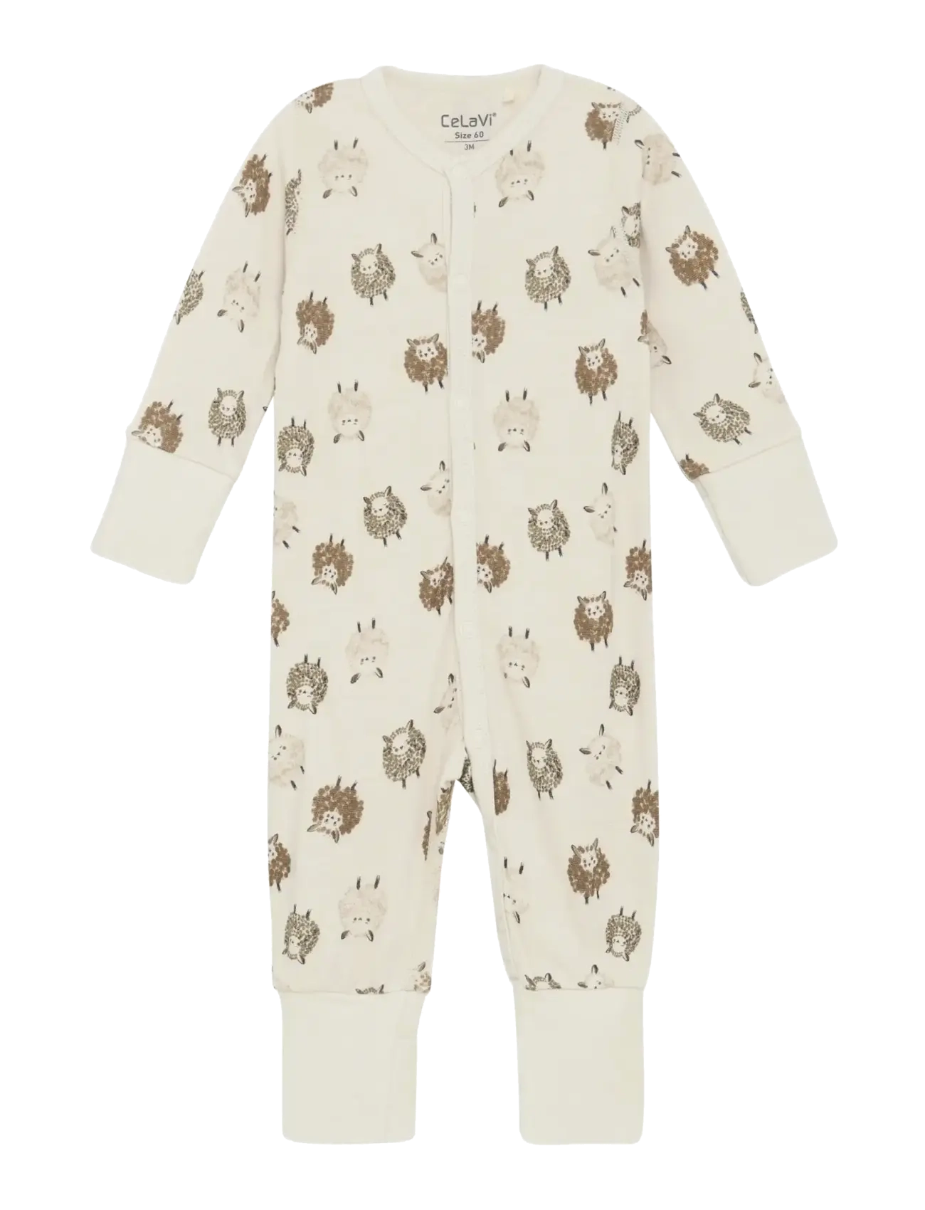 Jumpsuit LS - AOP - SAVANNAH TAN