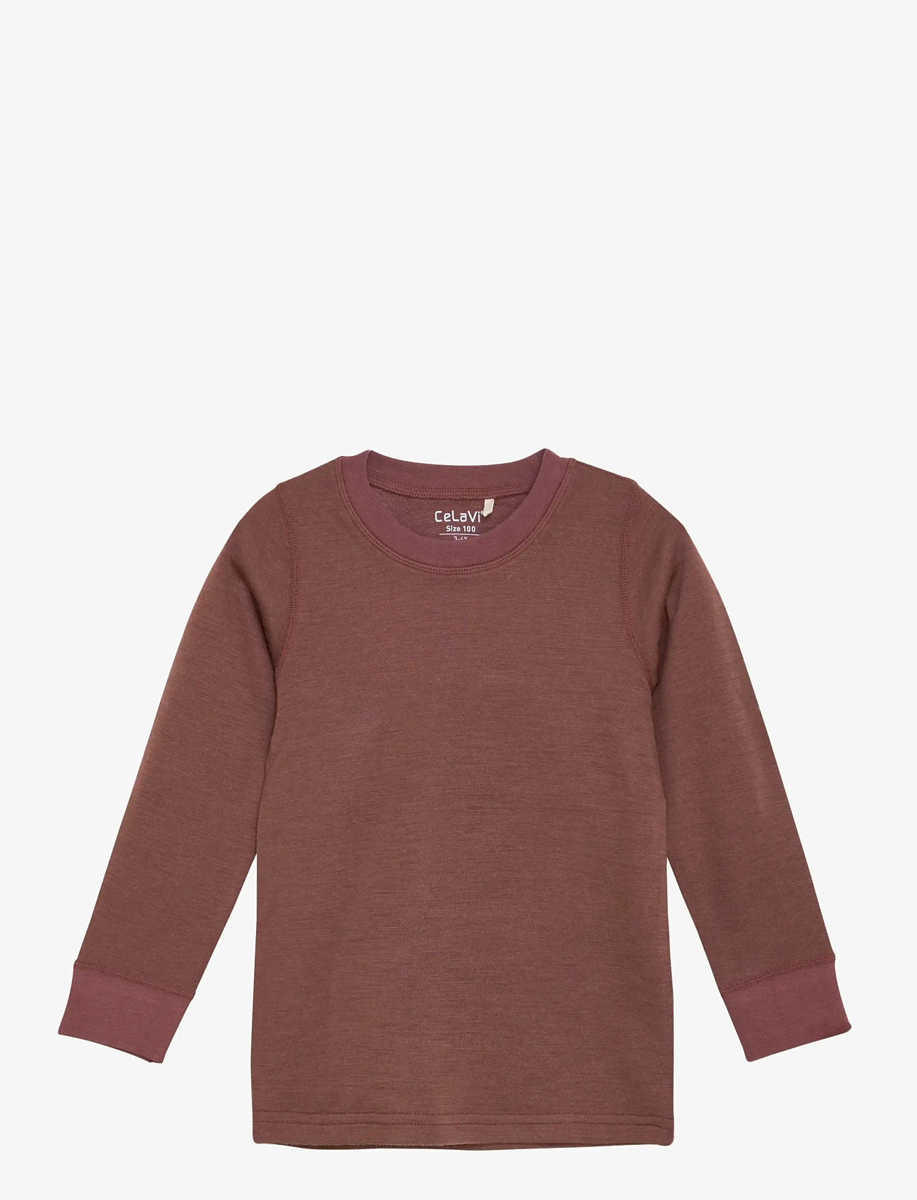CeLaVi - Blouse LS - Solid - herbstliche kleidung - marron - 0