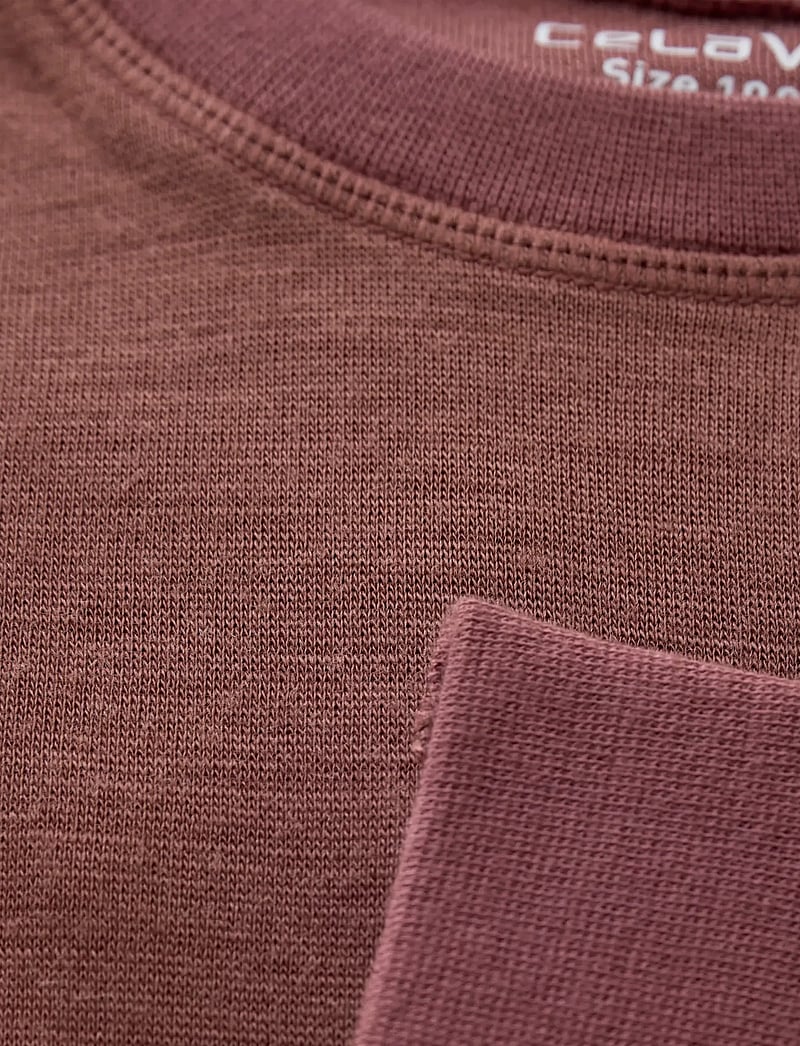 CeLaVi - Blouse LS - Solid - langærmede t-shirts - marron - 2