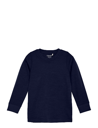 Blouse Ls - Solid - LangæRmede T-Shirts