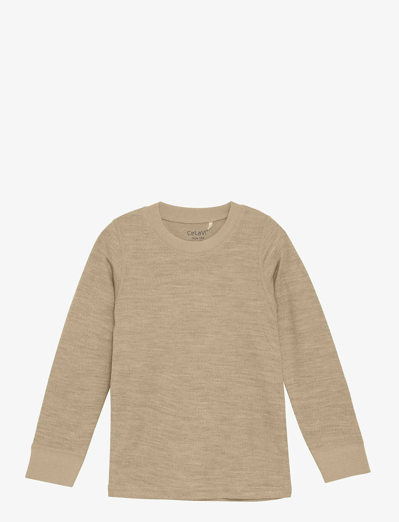 CeLaVi - Blouse LS - Solid - herbstliche kleidung - savannah tan - 0