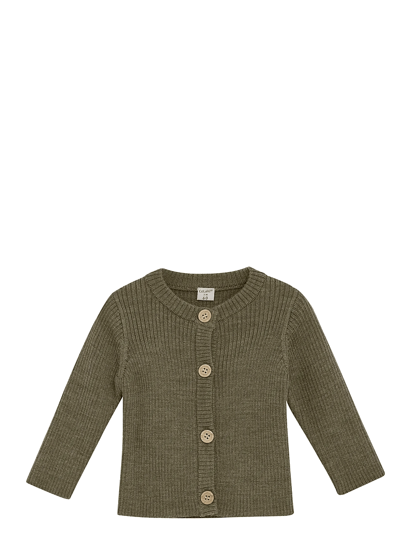 CeLaVi - Cardigan - Knitted - cardigans - dusky green - 1