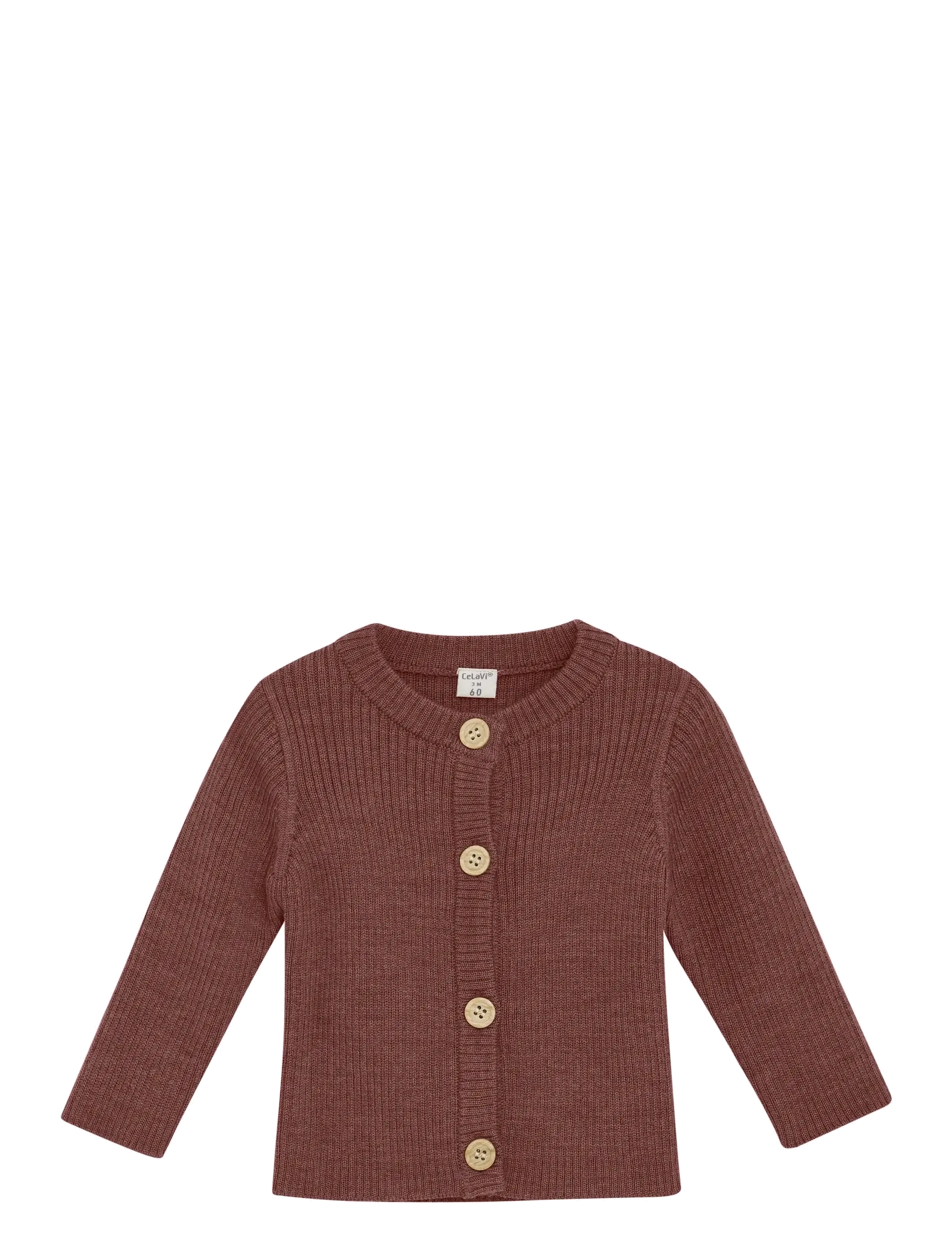 CeLaVi Cardigan - Knitted - CeLaVi - MARRON / brown