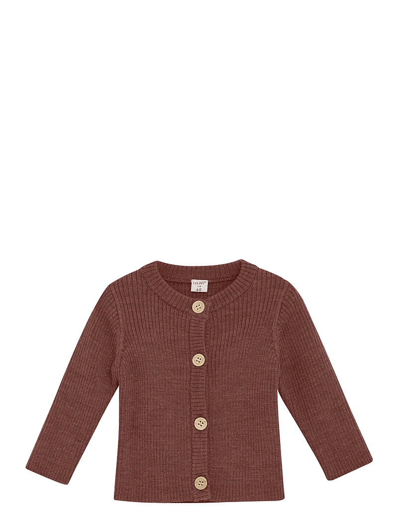 CeLaVi - Cardigan - Knitted - cardigans - marron - 1