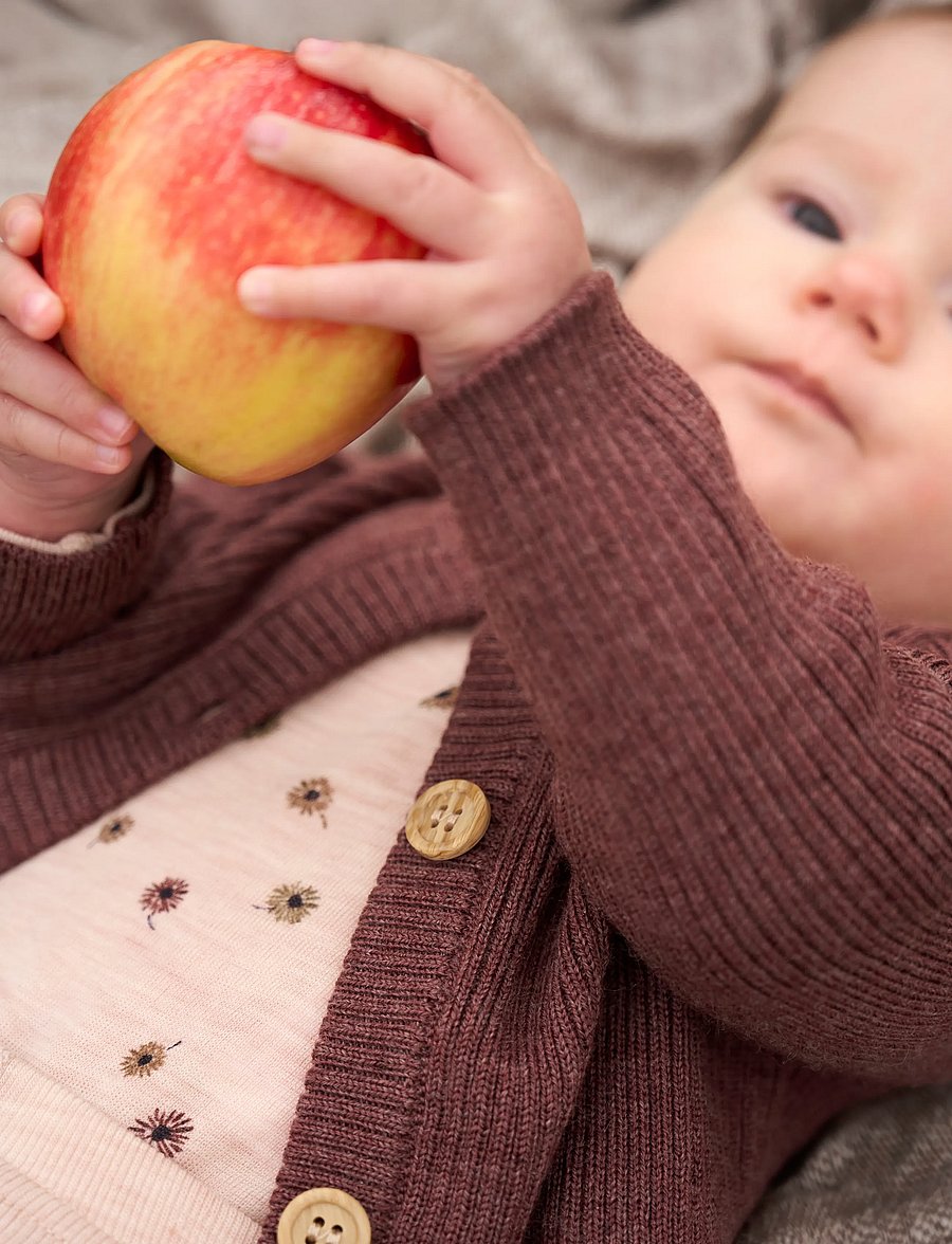 CeLaVi - Cardigan - Knitted - hnepptar peysur - marron - 0
