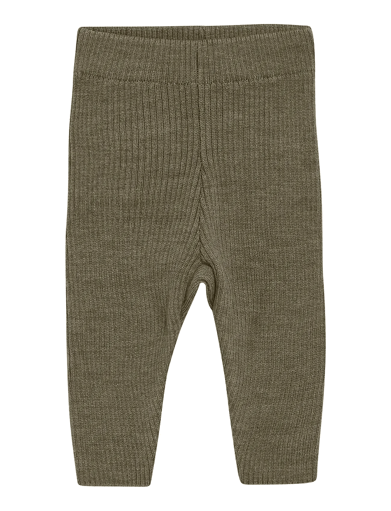 CeLaVi - Leggings - Knitted - alusriided beebidele - dusky green - 1