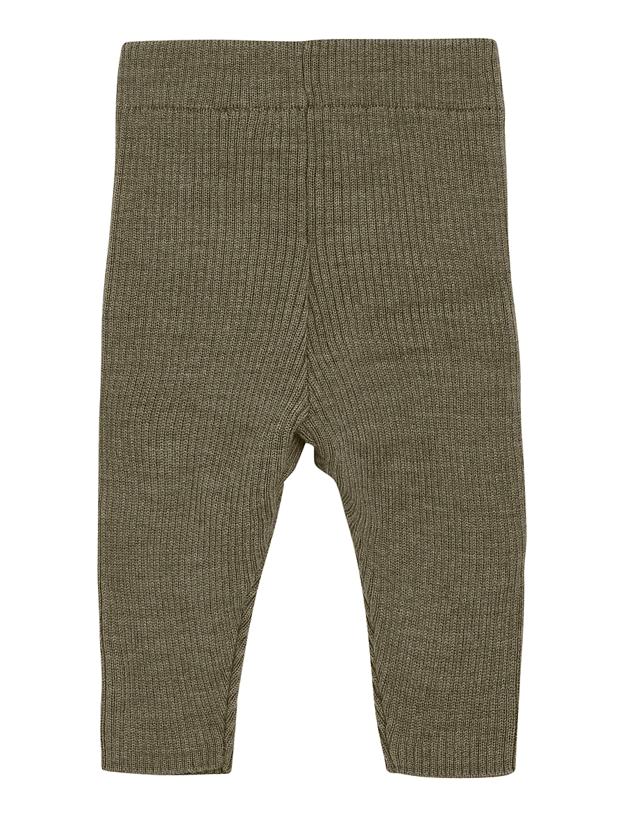 CeLaVi - Leggings - Knitted - base layer baby - dusky green - 2