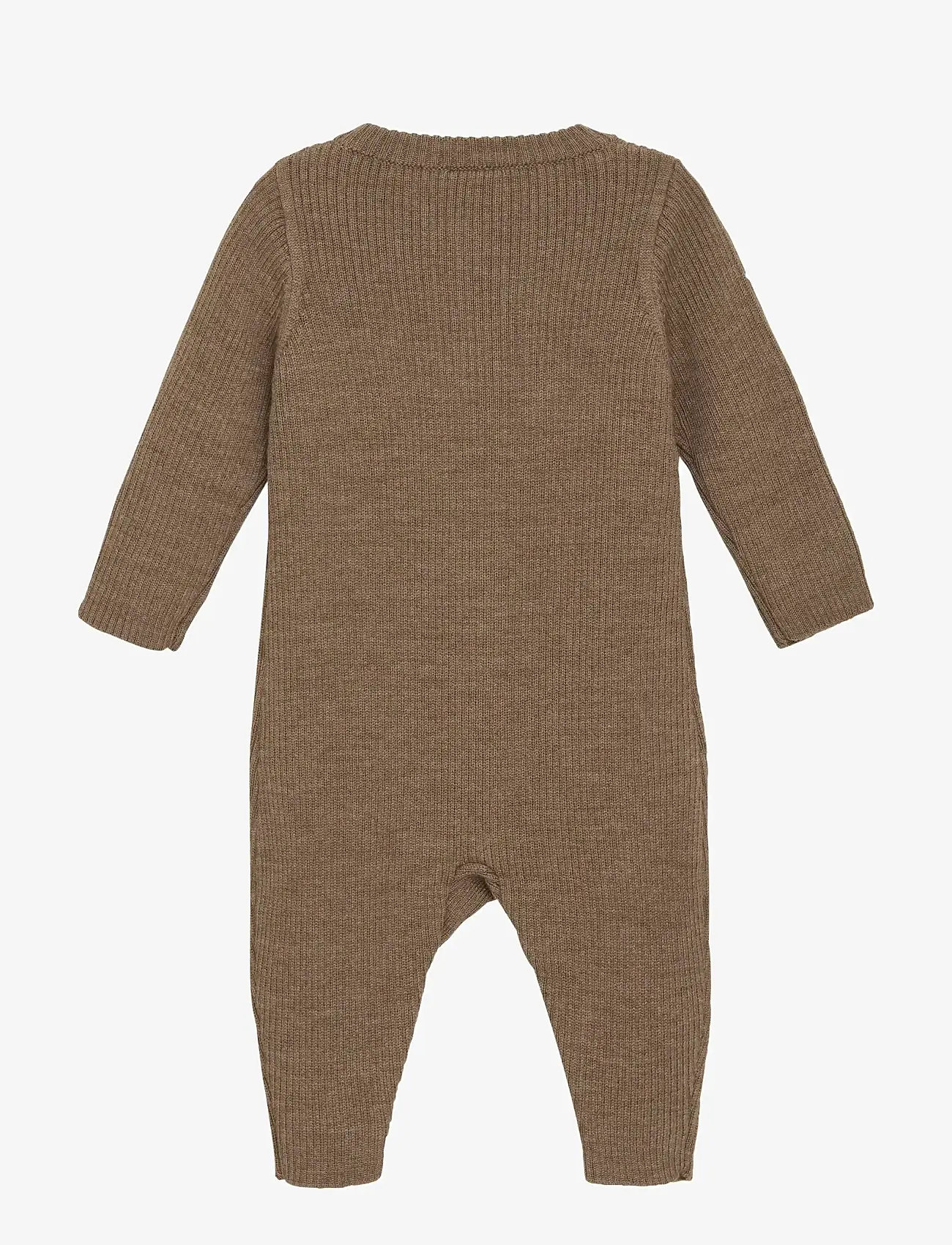 CeLaVi - Jumpsuit - Knitted - underställ baby - cocoa creme - 1