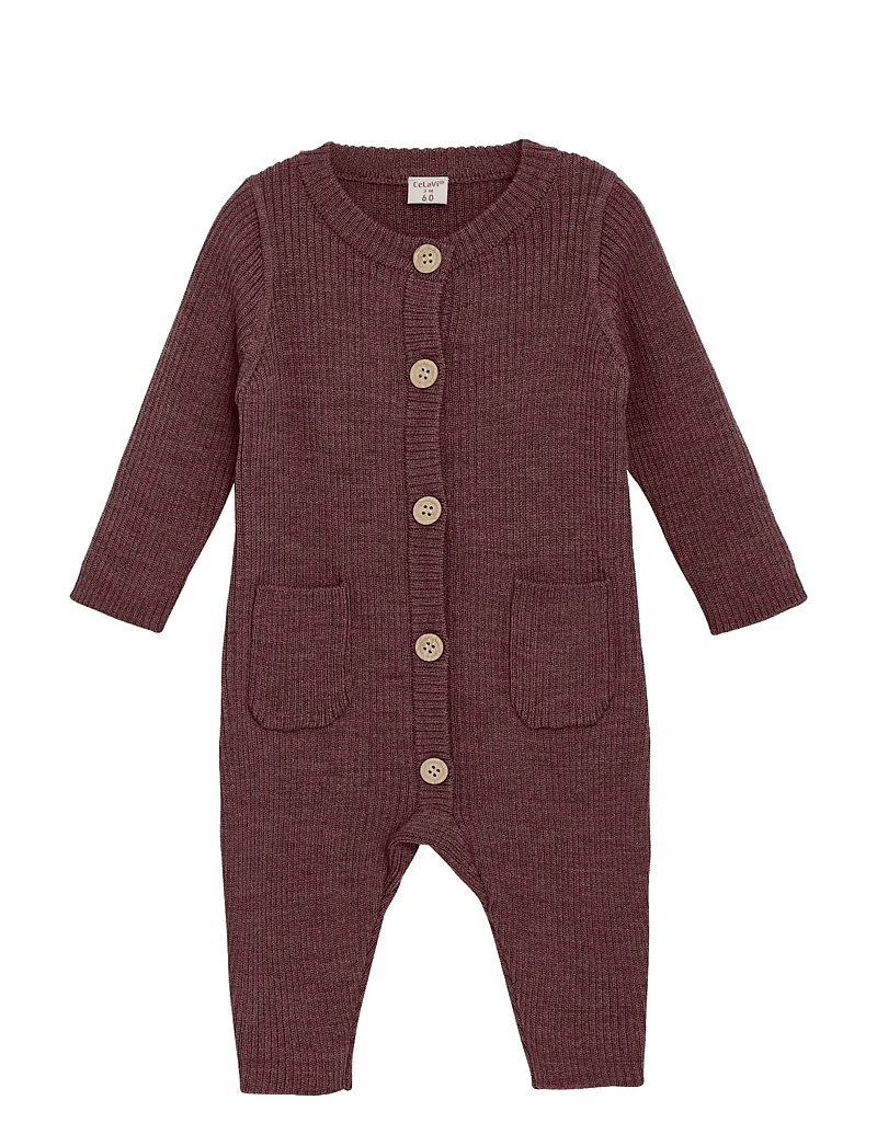 CeLaVi - Jumpsuit - Knitted - aluskerrastot vauvoille - marron - 0