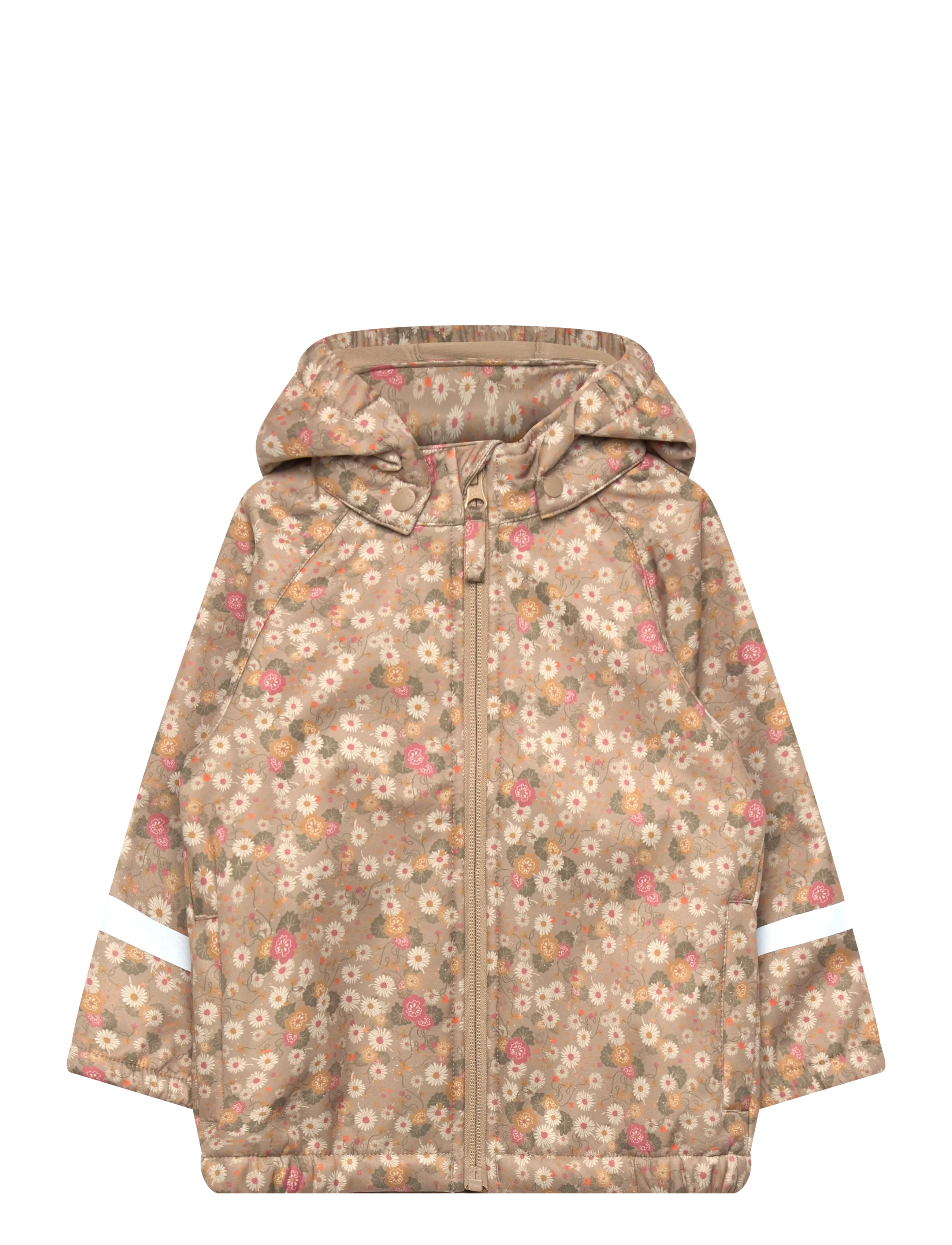 CeLaVi Softshell Jacket Aop, 92, Softshells, Beige - Jackets, Kinder