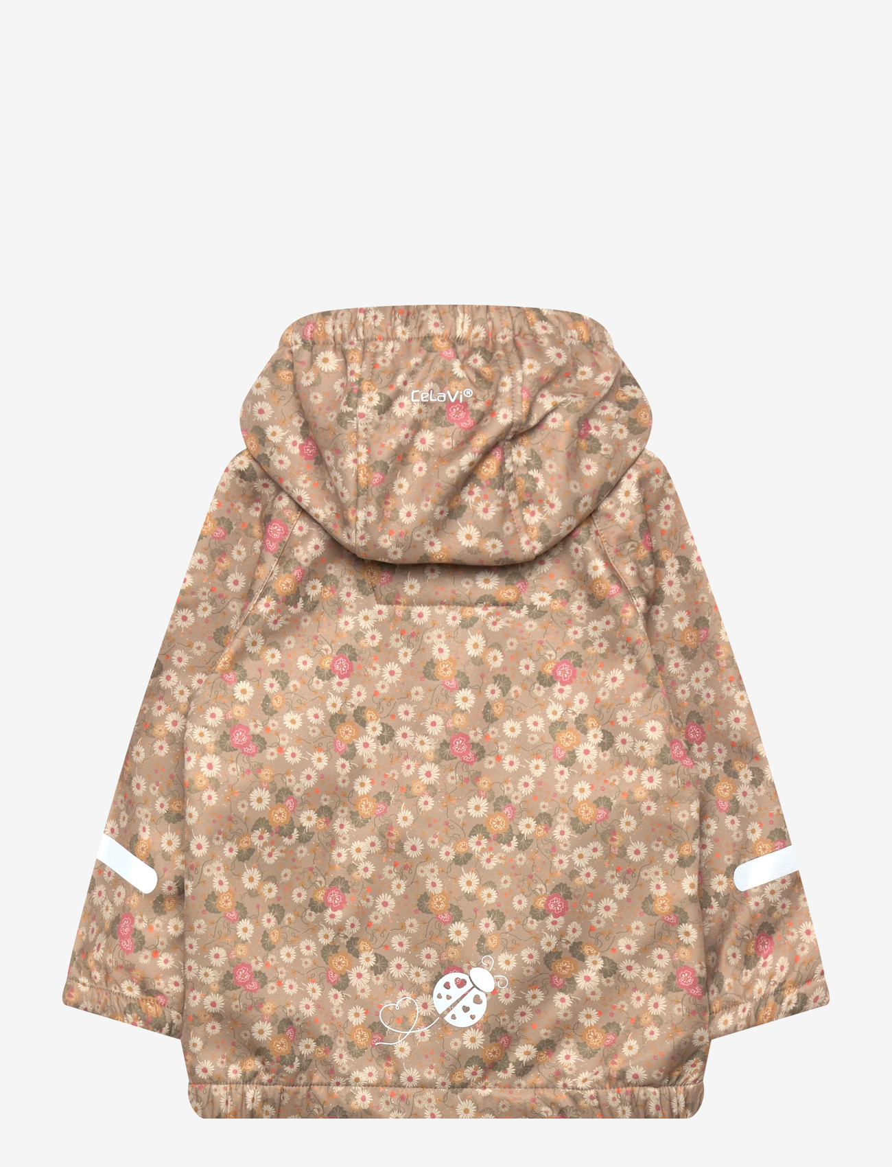 CeLaVi - Softshell Jacket - AOP - efterårsjakker - brick dust - 1