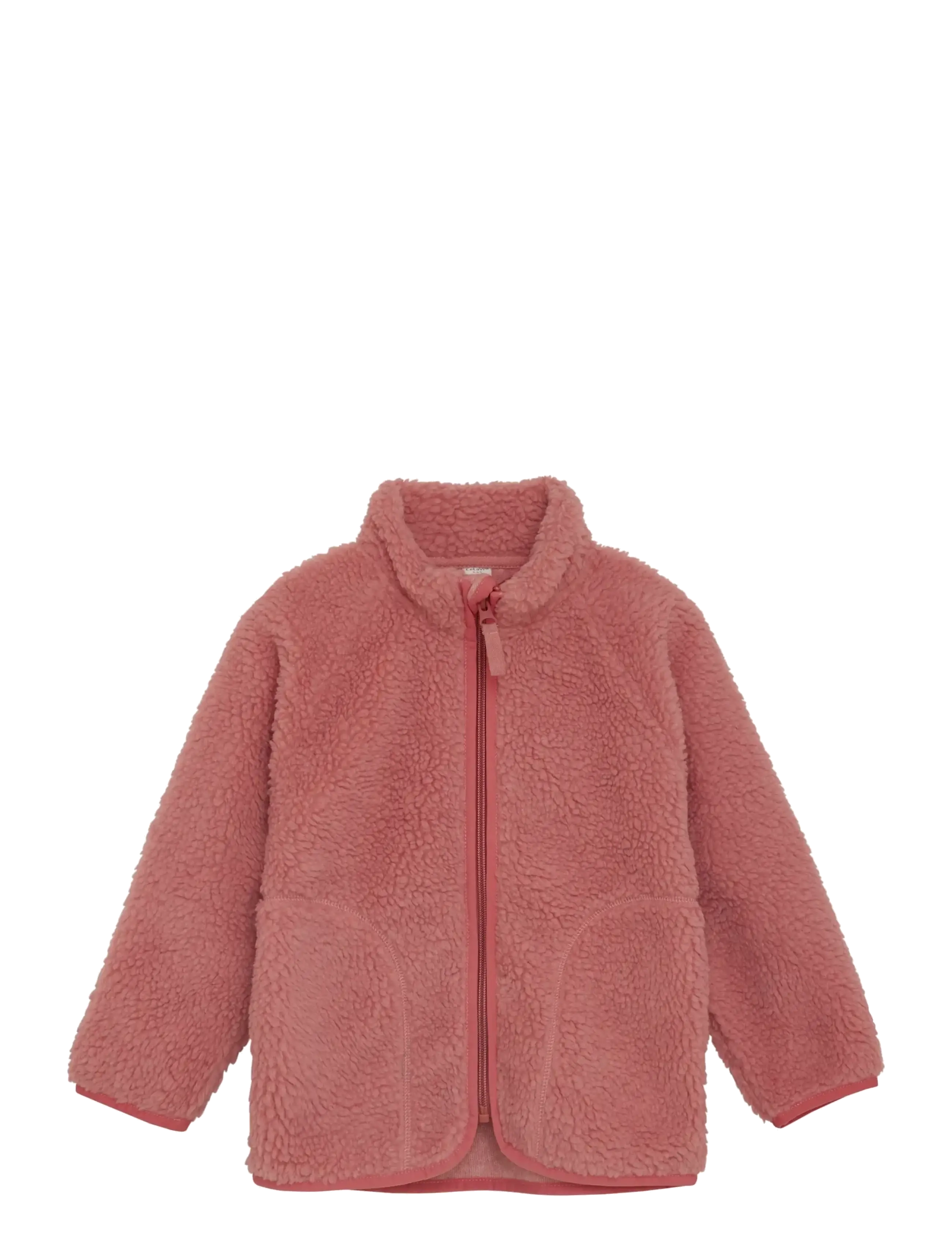 Teddy Fleece Jacket - BRICK DUST