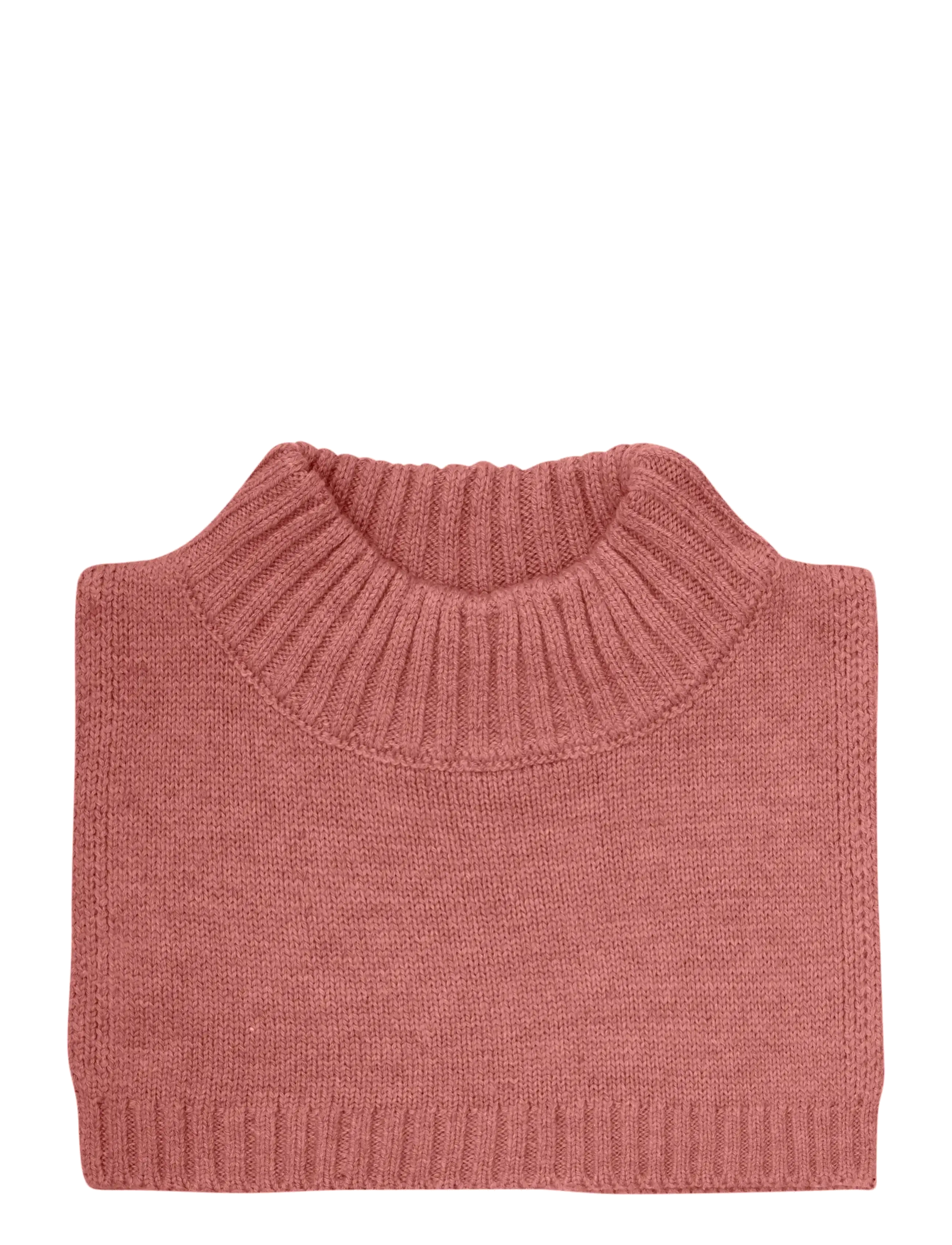Neck Warmer - Knitted - BRICK DUST