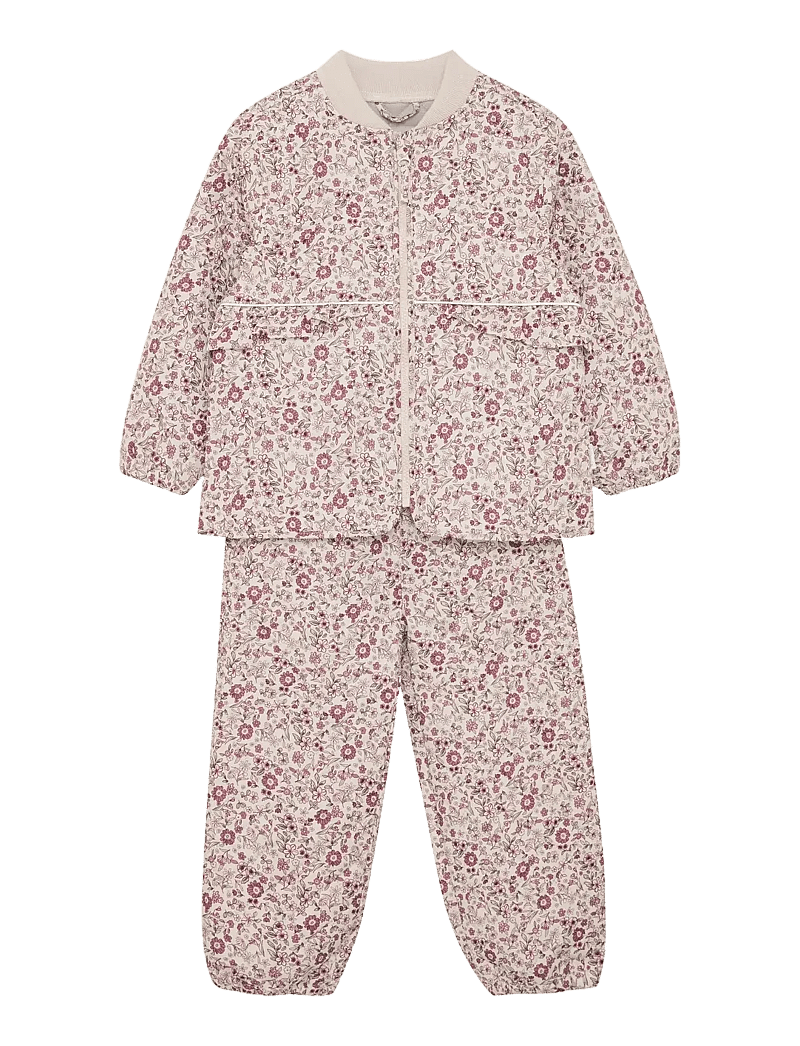 CeLaVi - Thermal set - AOP - joggingsæt - perfectly pale - 1