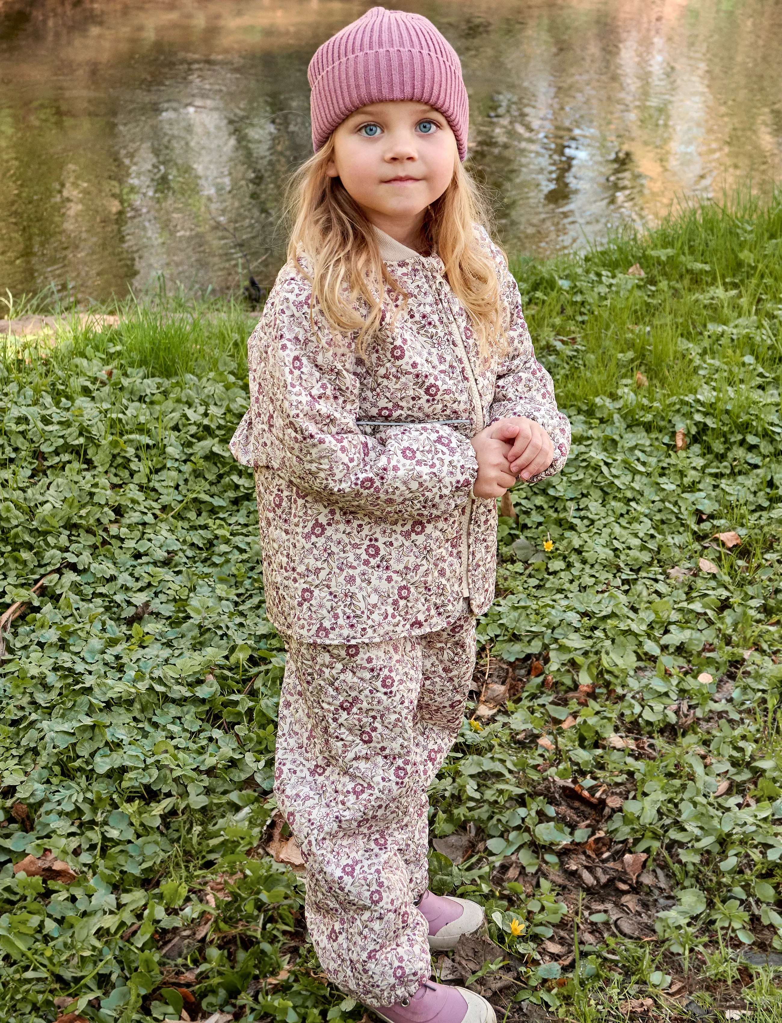 CeLaVi Thermal set - AOP - Tracksuits - PERFECTLY PALE / pink/rose