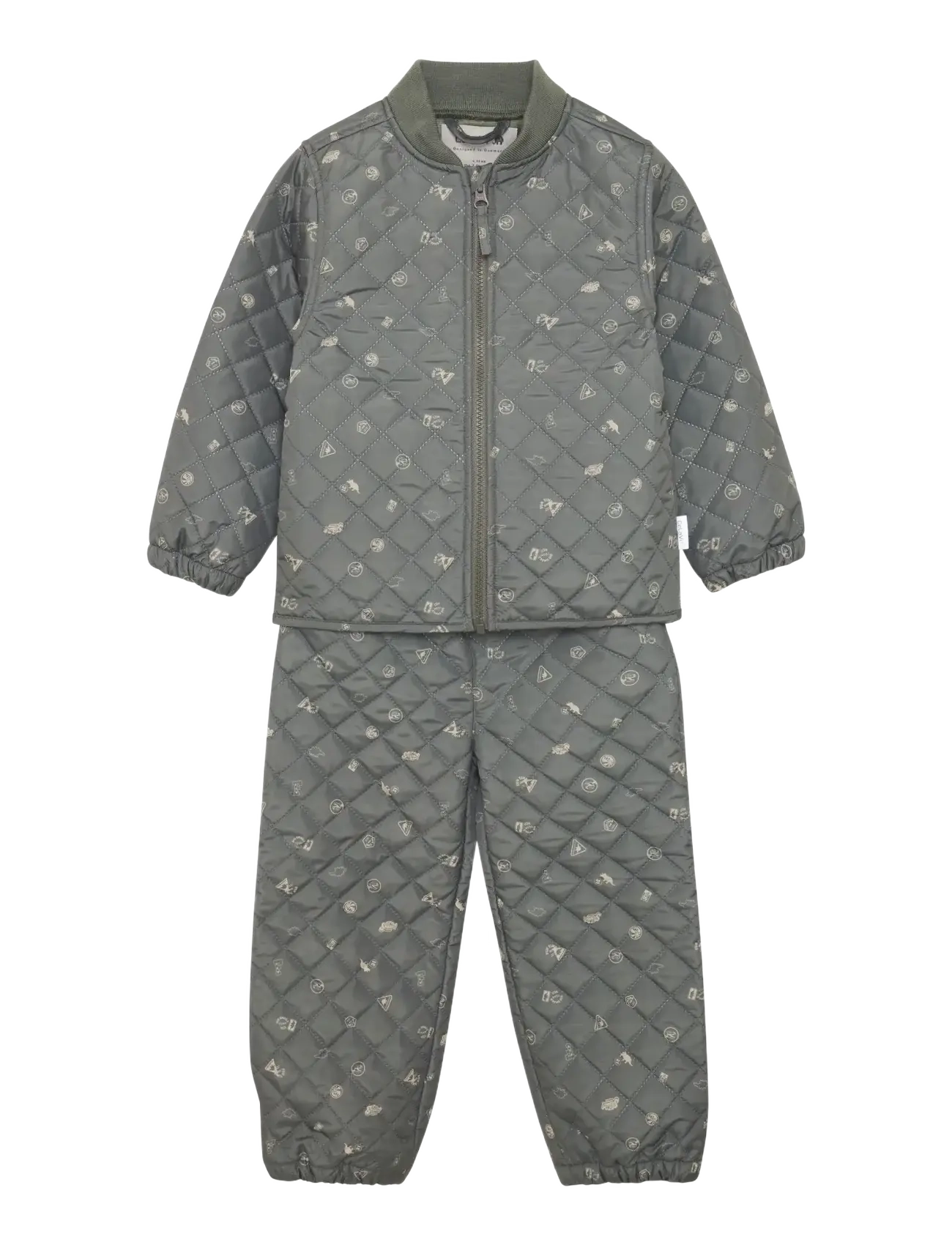 CeLaVi Thermal set - AOP - Termosæt - MULLED BASIL / green