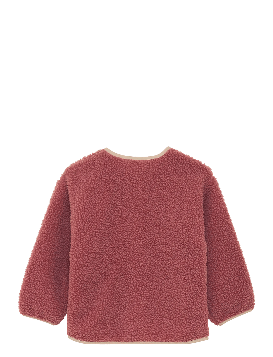 CeLaVi - Girl Teddy Fleece Jacket - fliisjakid - nostalgia rose - 1