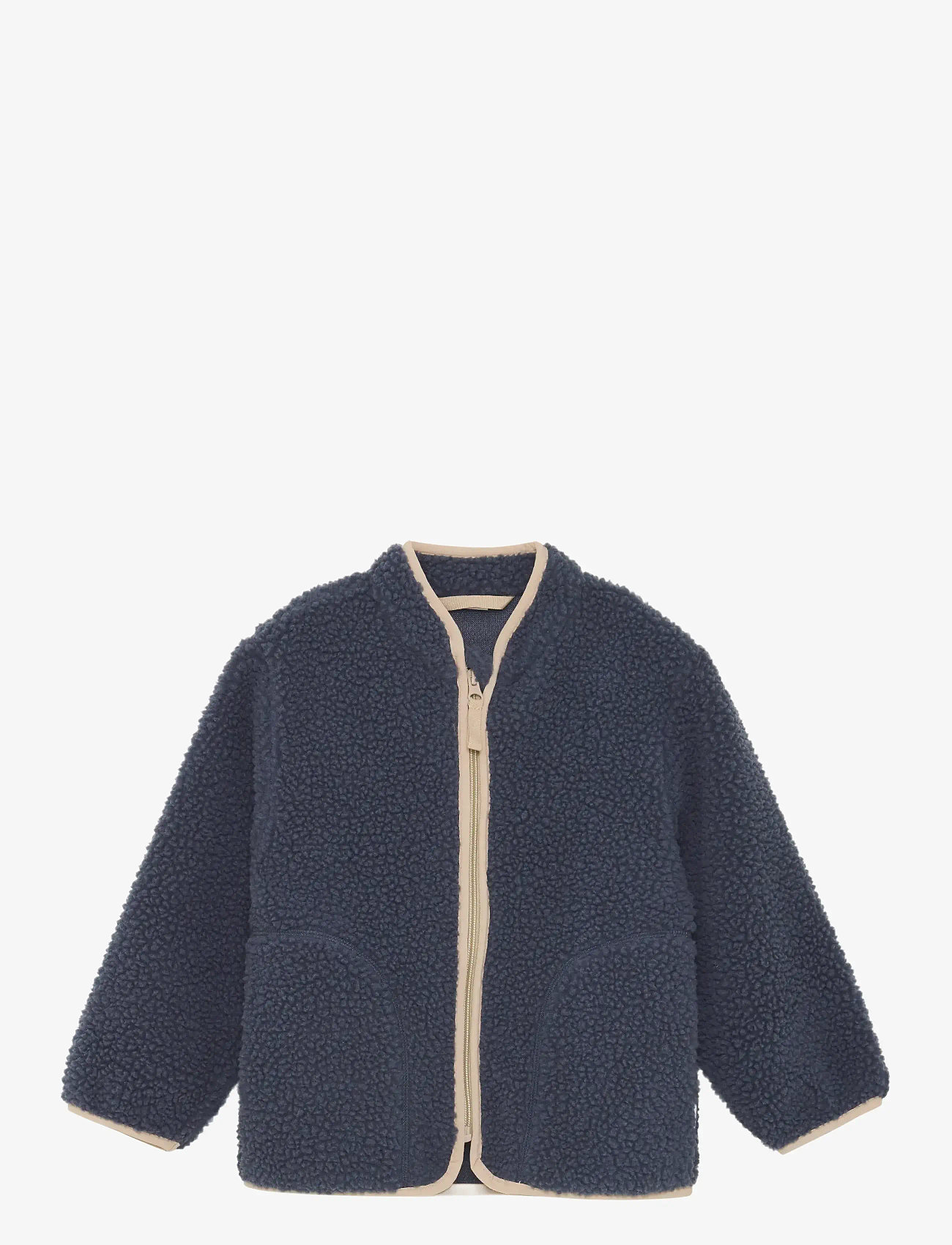 CeLaVi - Boys Teddy Fleece Jacket - flísjakkar - flint stone - 0