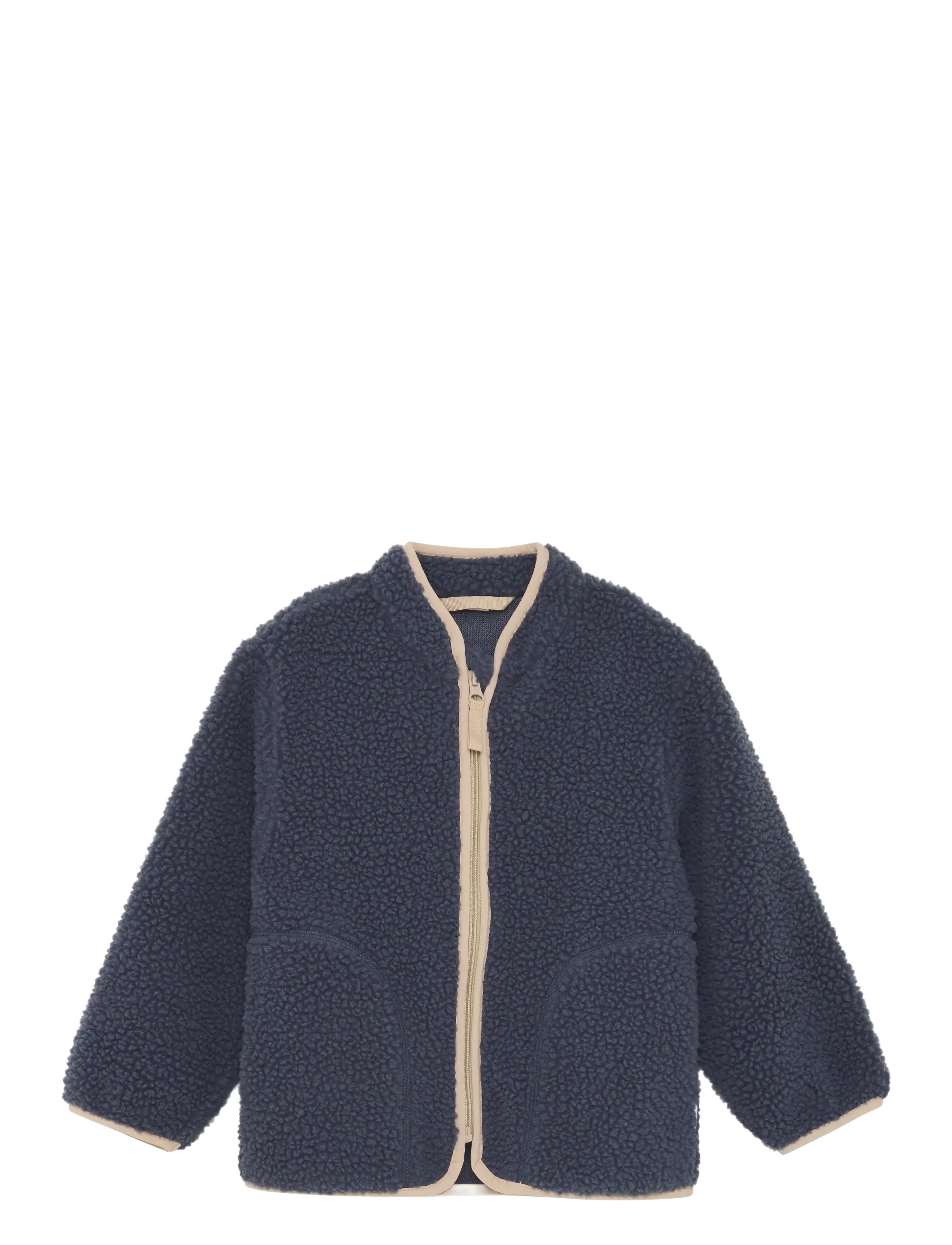 CeLaVi Boys Teddy Fleece Jacket - Fleecejacke - FLINT STONE / navy
