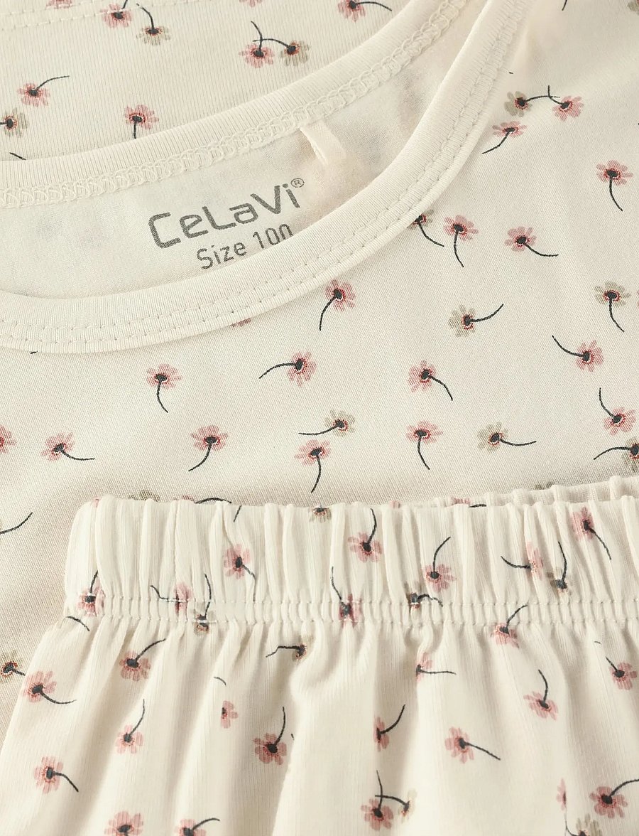 CeLaVi - Summer Pyjamas Set - GIRL - sets - shadow gray - 5