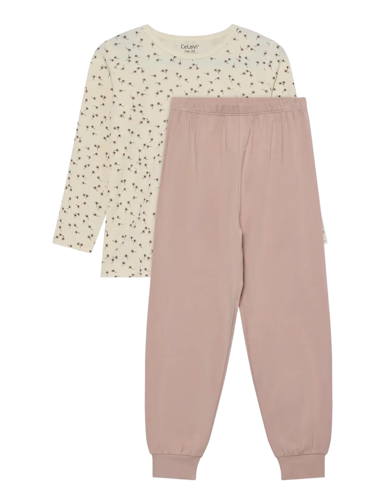 CeLaVi Pyjamas Set - GIRL - Lapsed 98–134 - SHADOW GRAY / pink/rose
