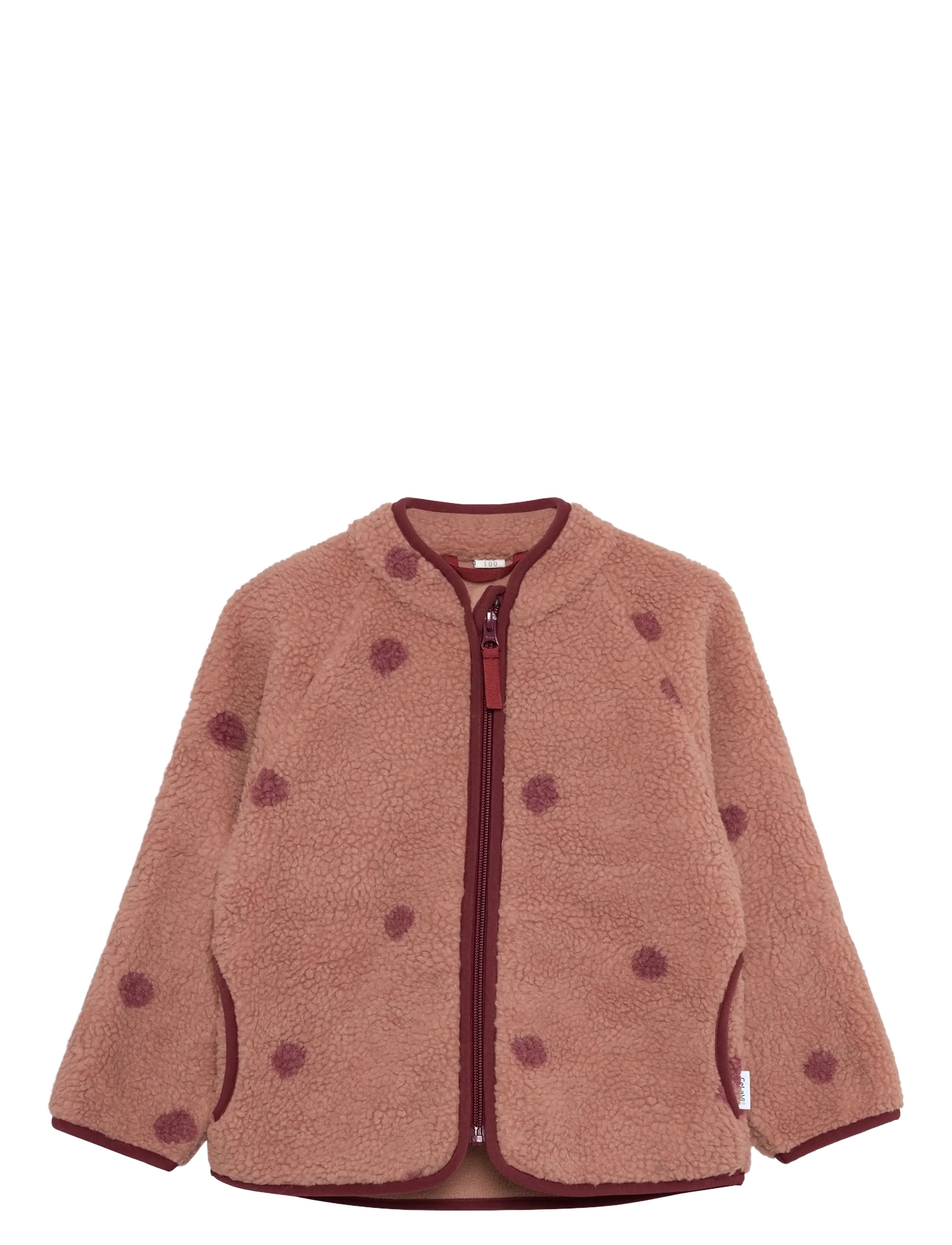 CeLaVi Teddy Fleece Jacket - Beebiriided - BURLWOOD / brown