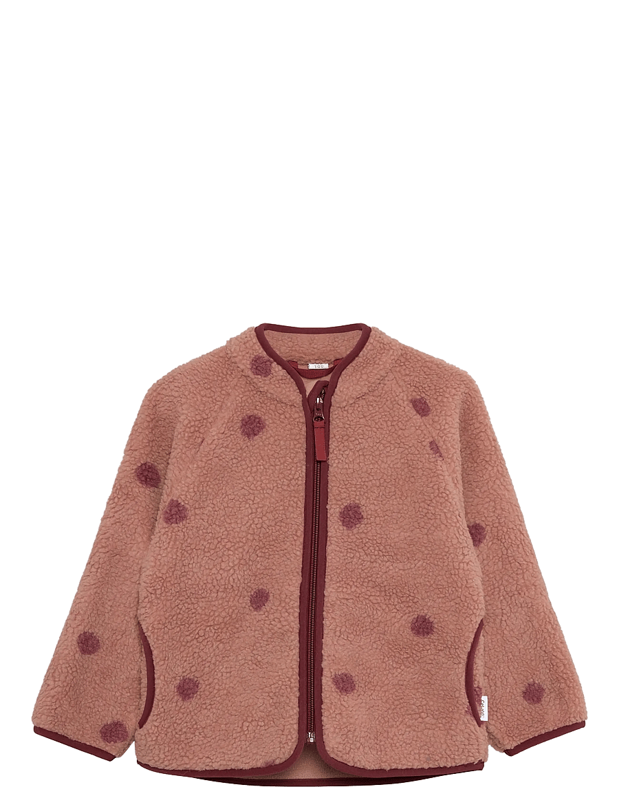 CeLaVi - Teddy Fleece Jacket - fliisjakid - burlwood - 0