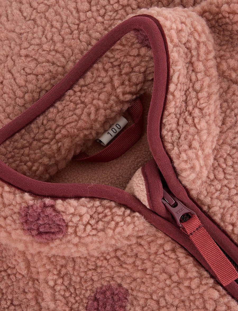 CeLaVi - Teddy Fleece Jacket - fliisjakid - burlwood - 2